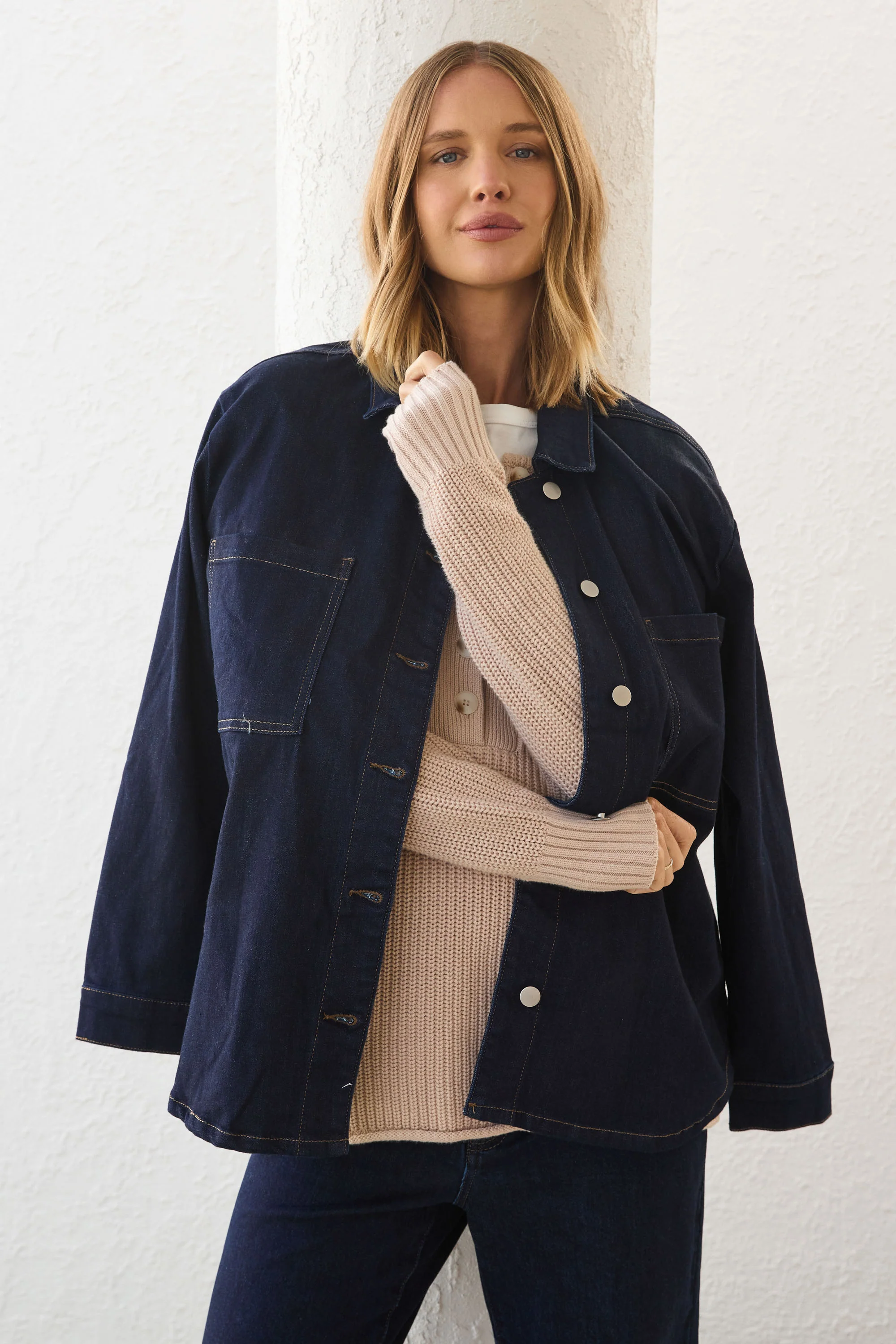 Frequent Denim Shirt - Indigo - Image 5