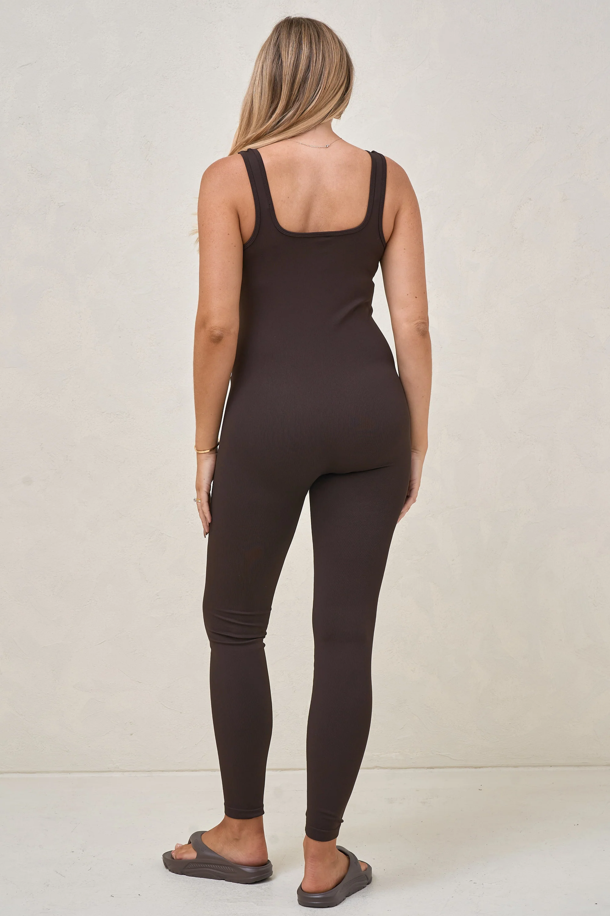 The Movement Full Length Romper - Chocolate - Image 4