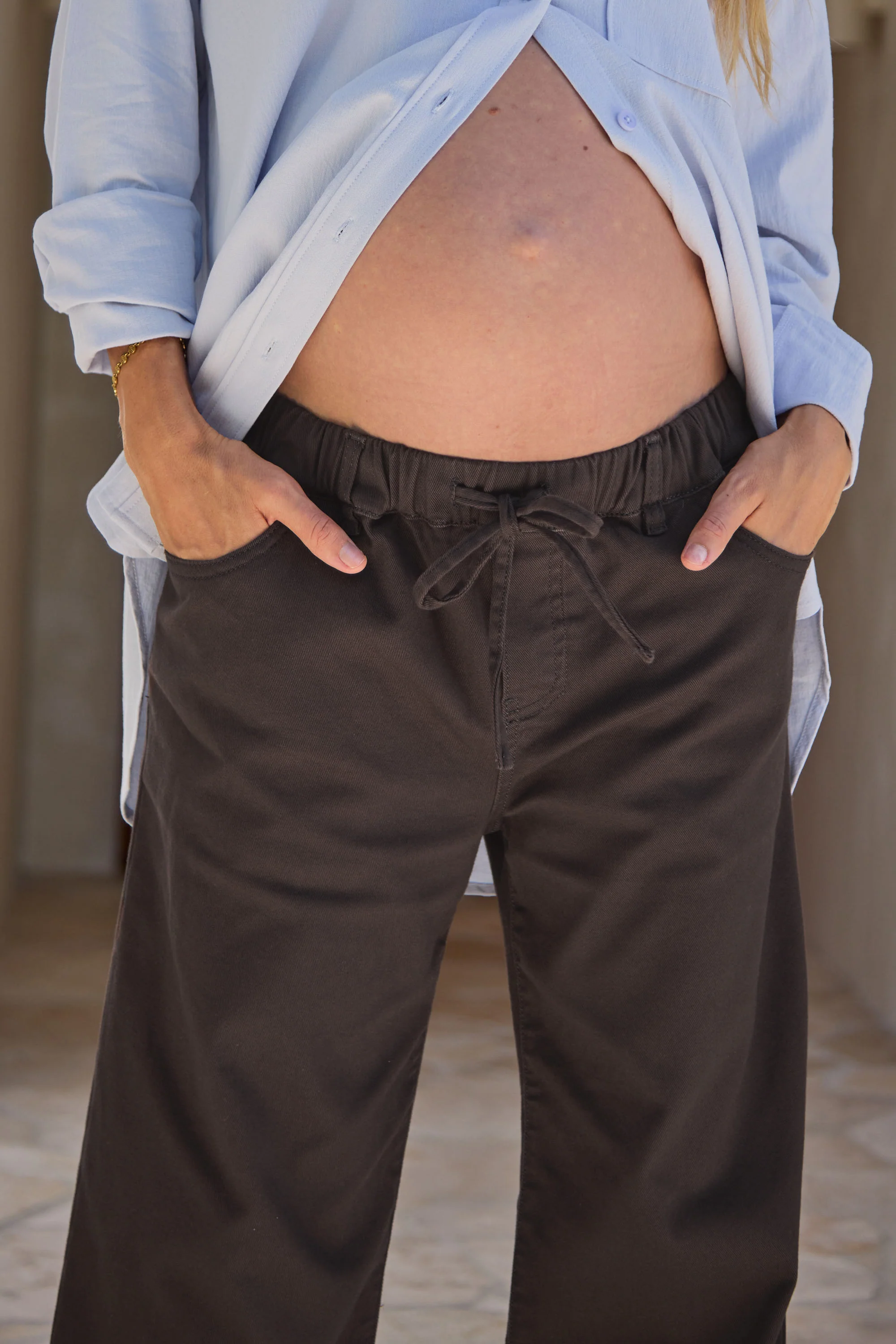 Frequent Wide Leg Jean - Chocolate - Image 5