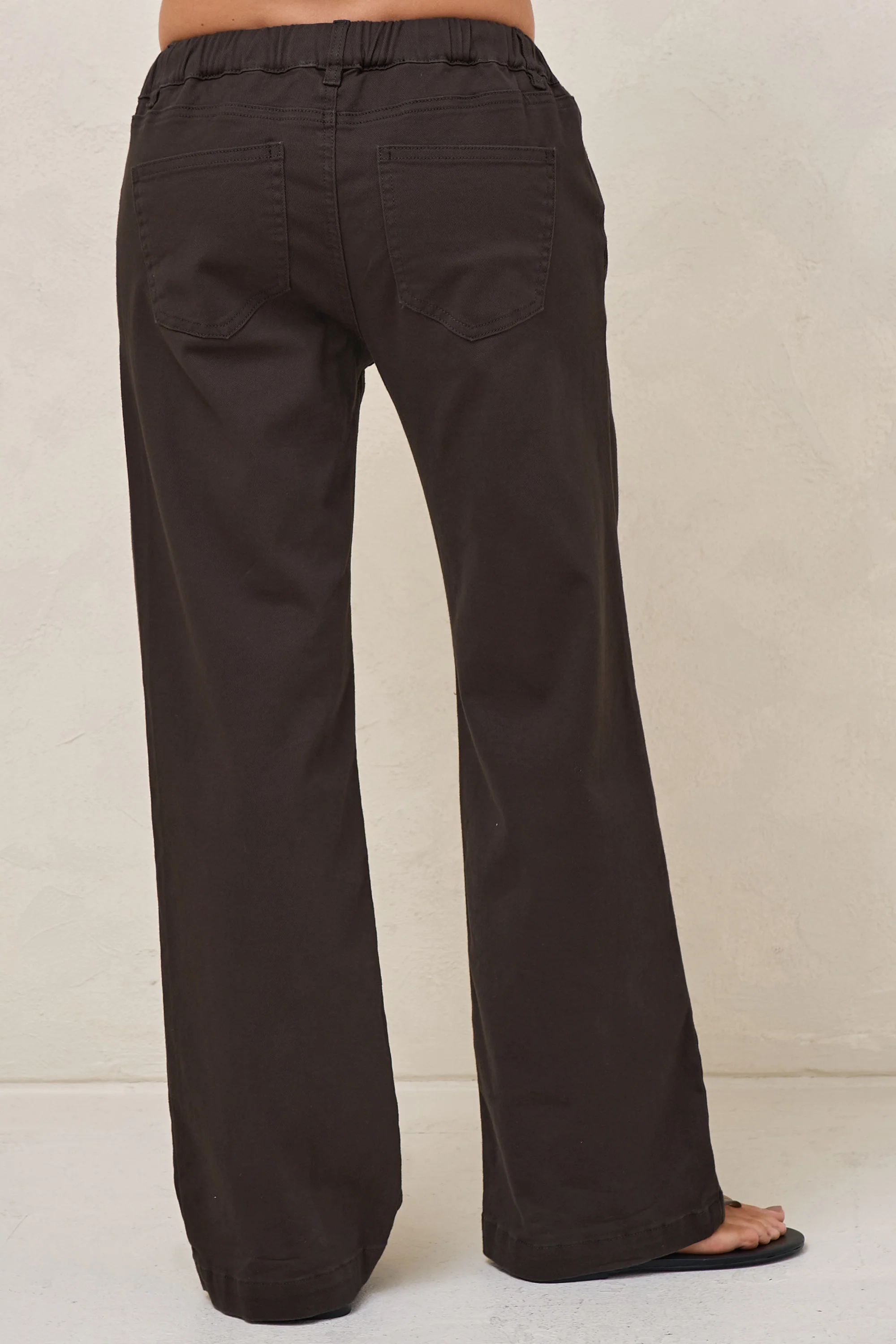 Frequent Wide Leg Jean - Chocolate - Image 8