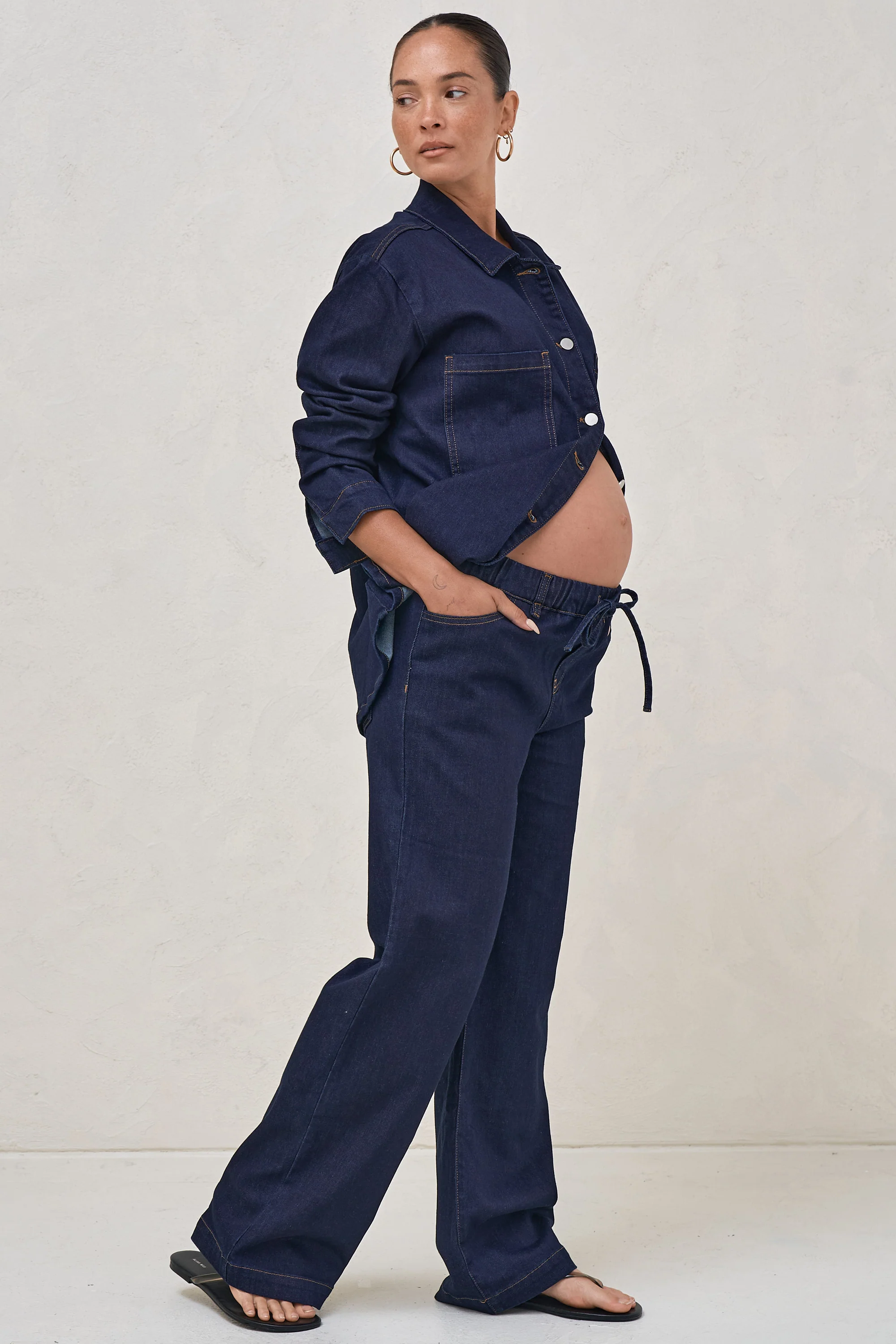 Frequent Wide Leg Jean - Indigo - Image 2