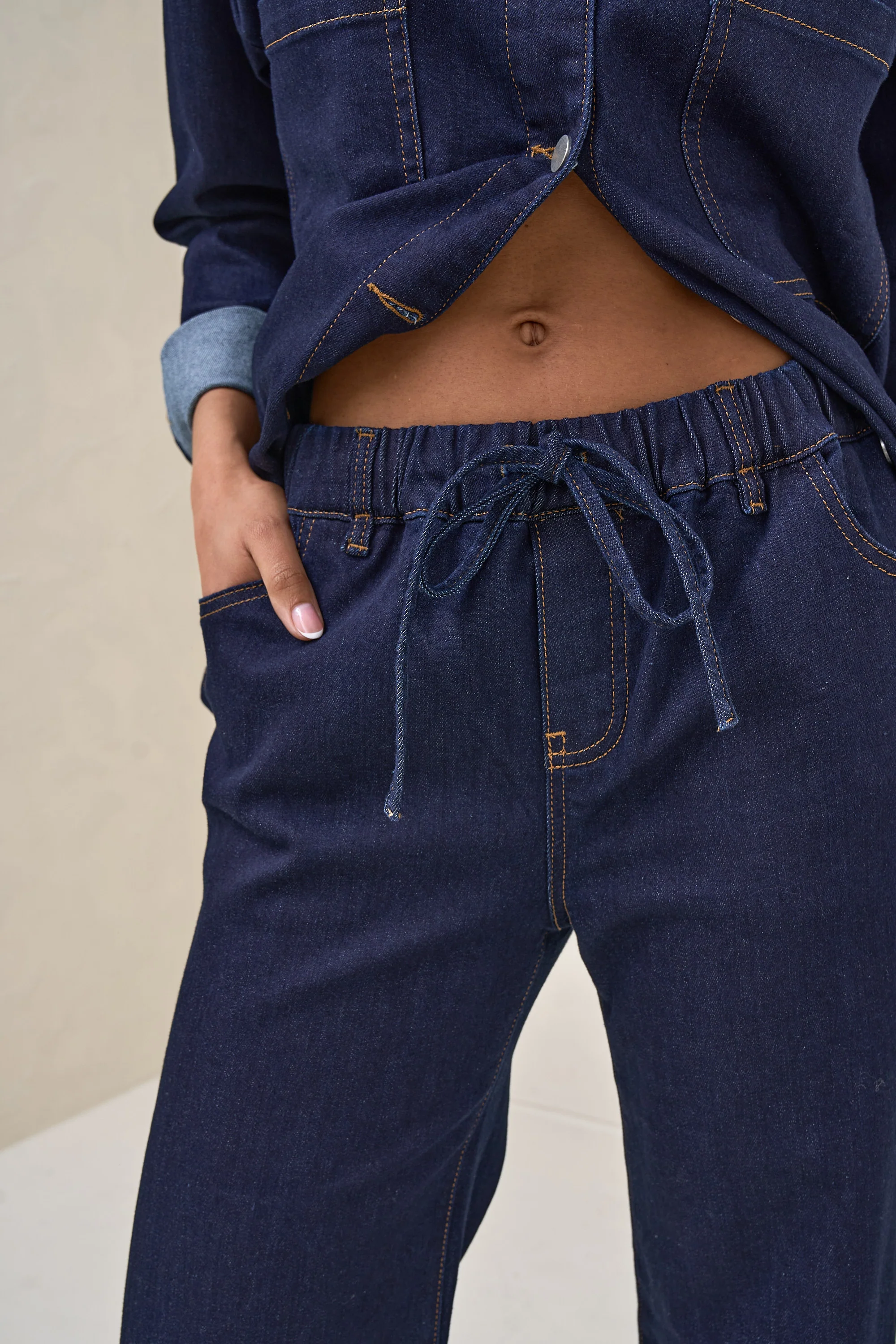 Frequent Wide Leg Jean - Indigo - Image 7