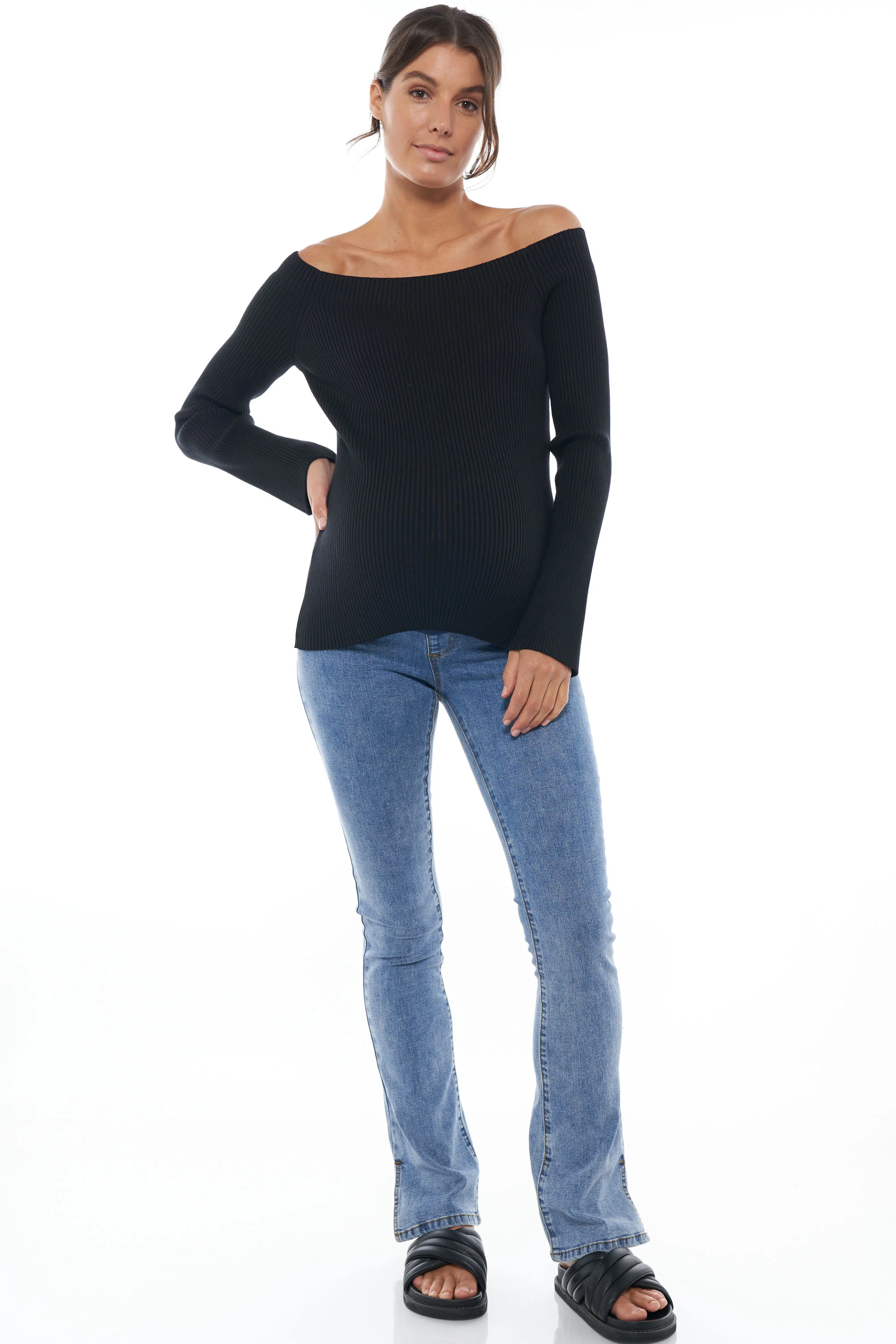 Keep It Going Split Hem Jean* - Image 11