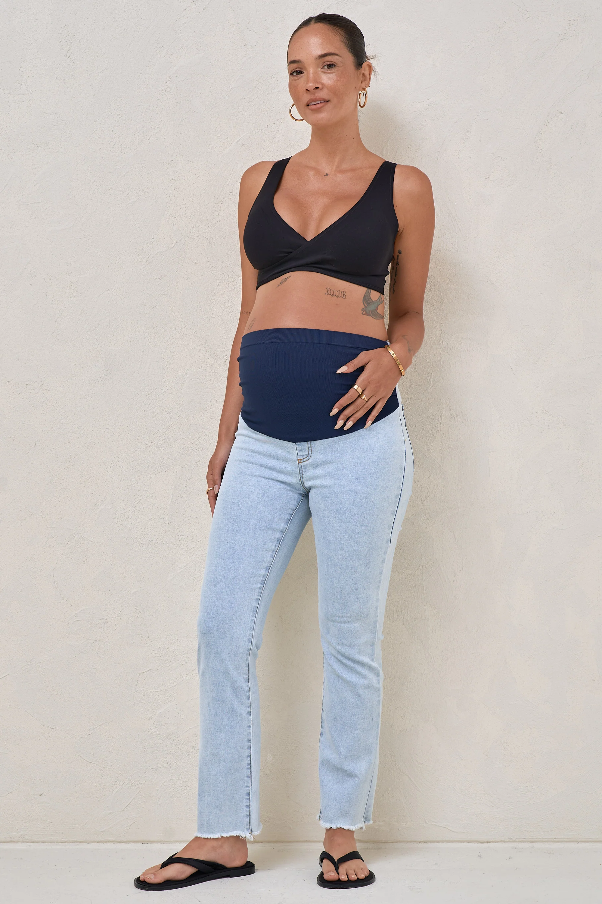 As It Was Kick Flare Maternity Jean* - Image 5