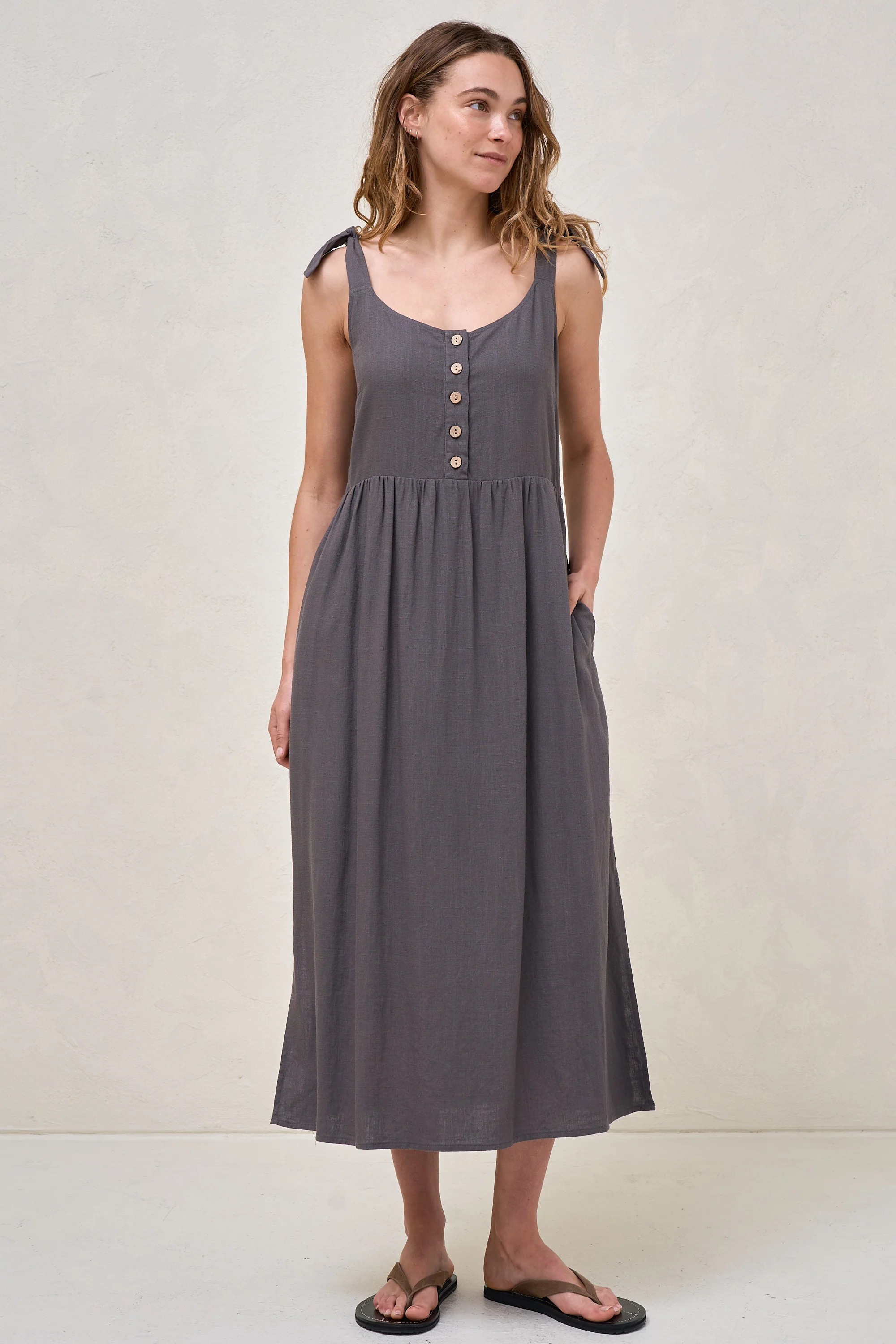 Breeze Along Midi Dress - Slate - Image 6