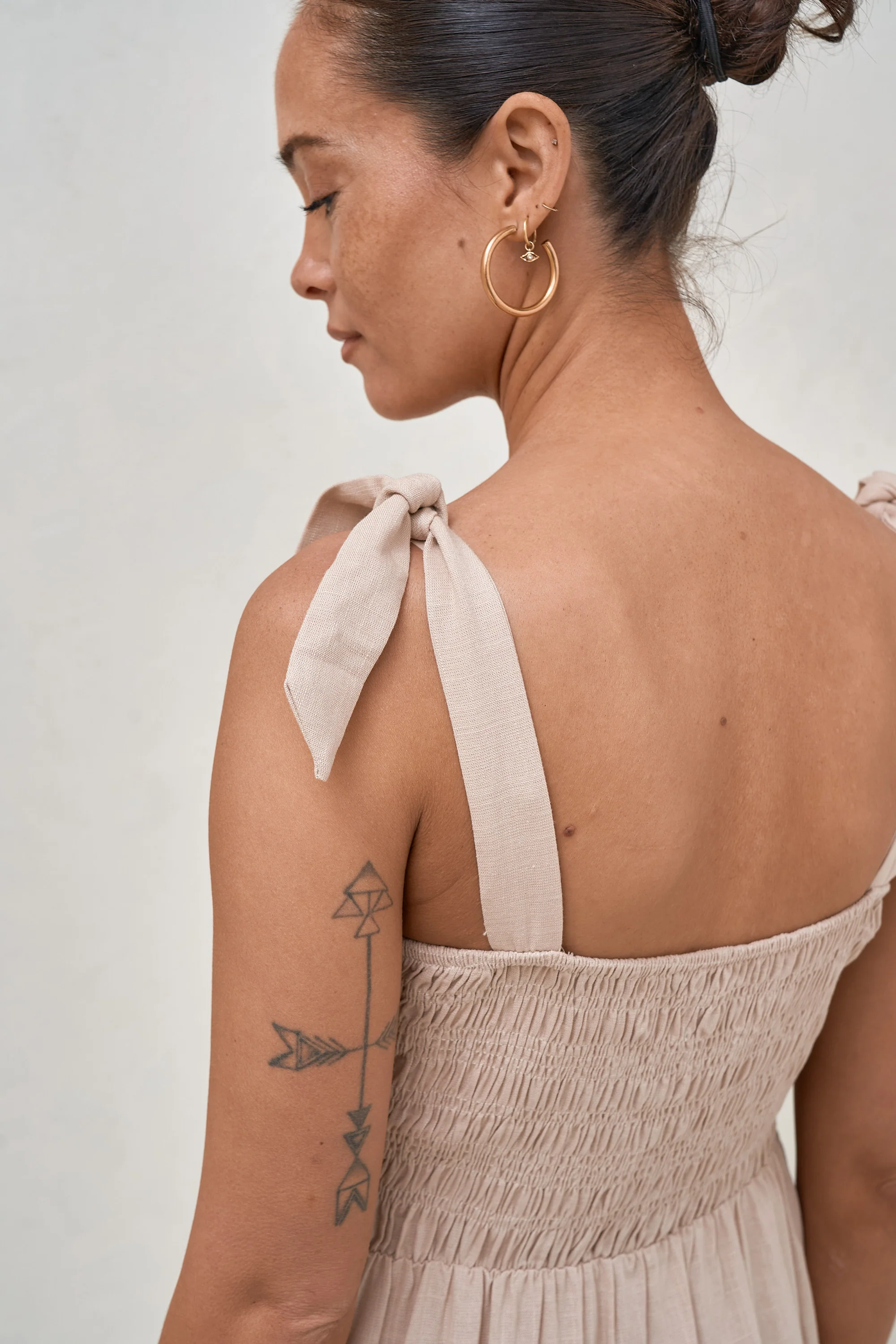 Breeze Along Midi Dress - Natural - Image 4