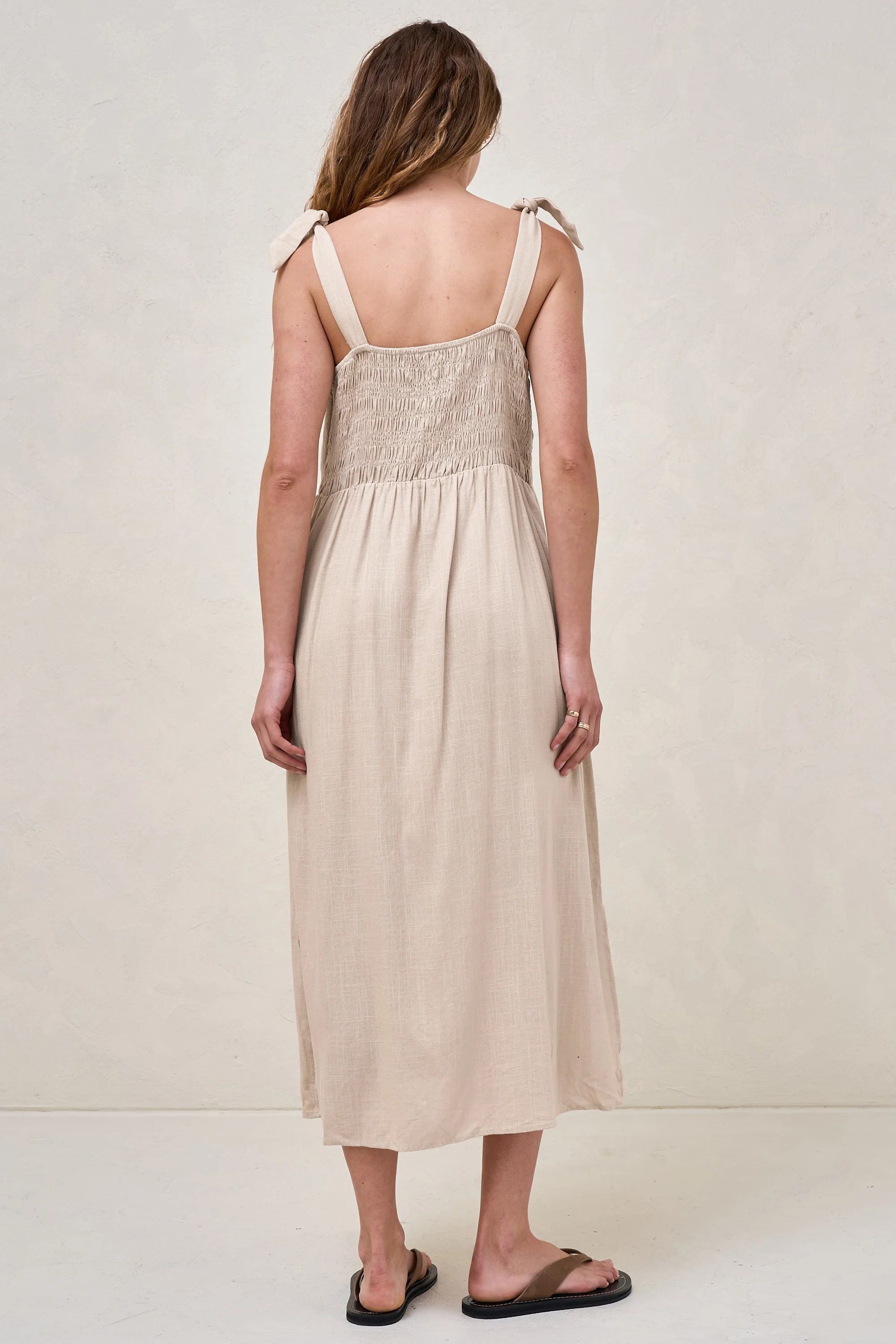 Breeze Along Midi Dress - Natural - Image 8