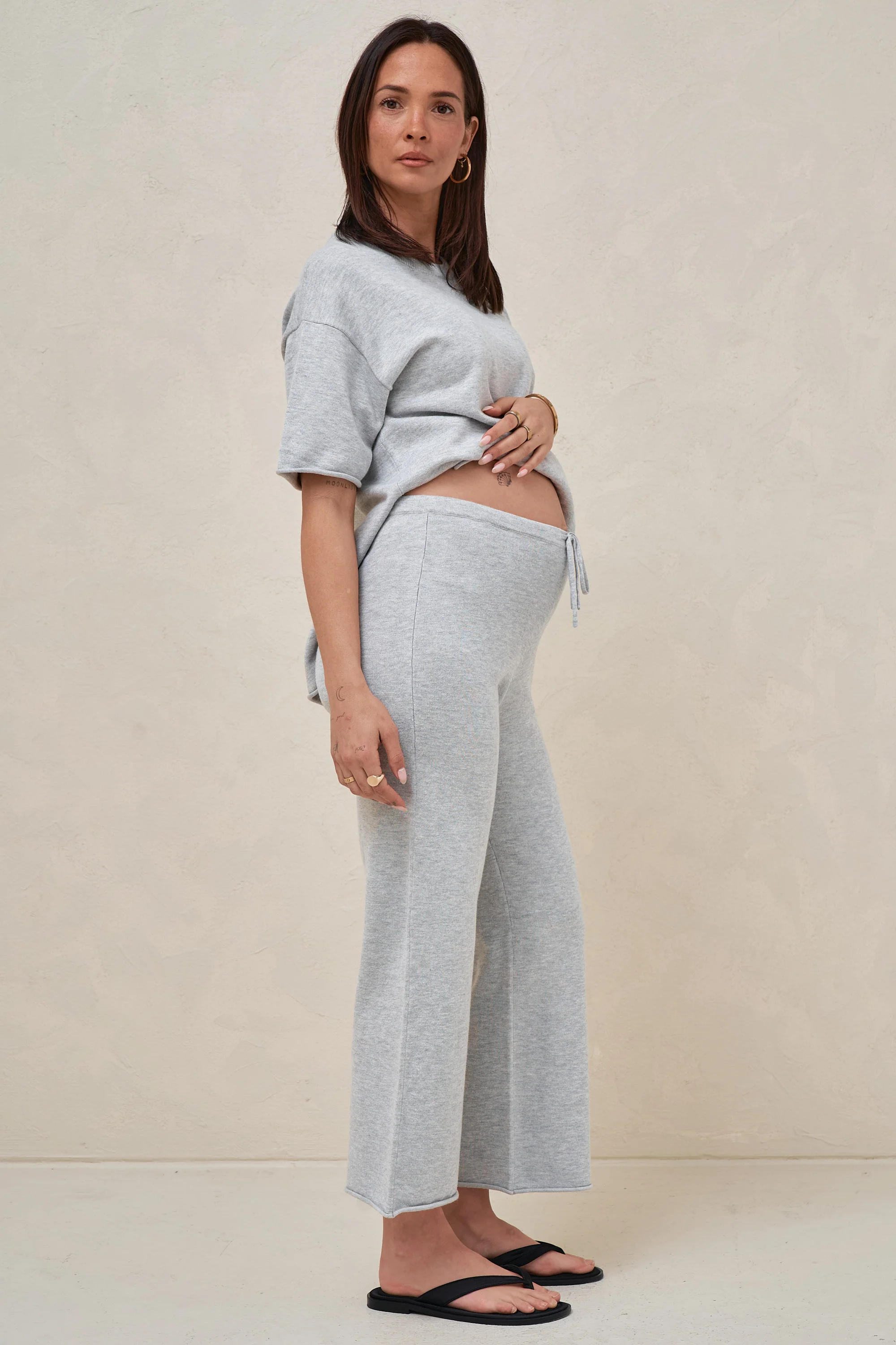 Cloud Nine Lounge Pant - Grey Marle - Image 3