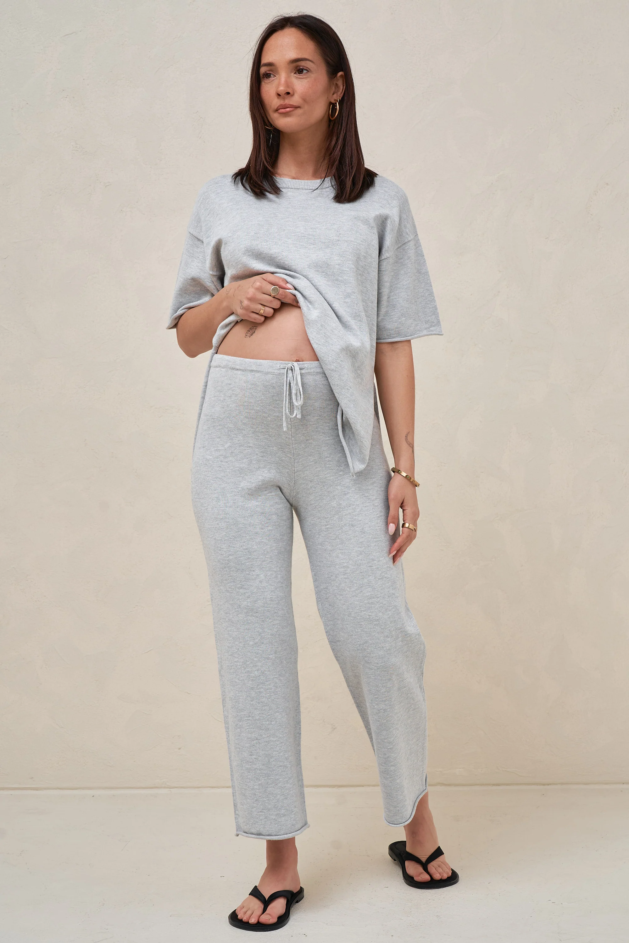 Cloud Nine Lounge Pant - Grey Marle - Image 5
