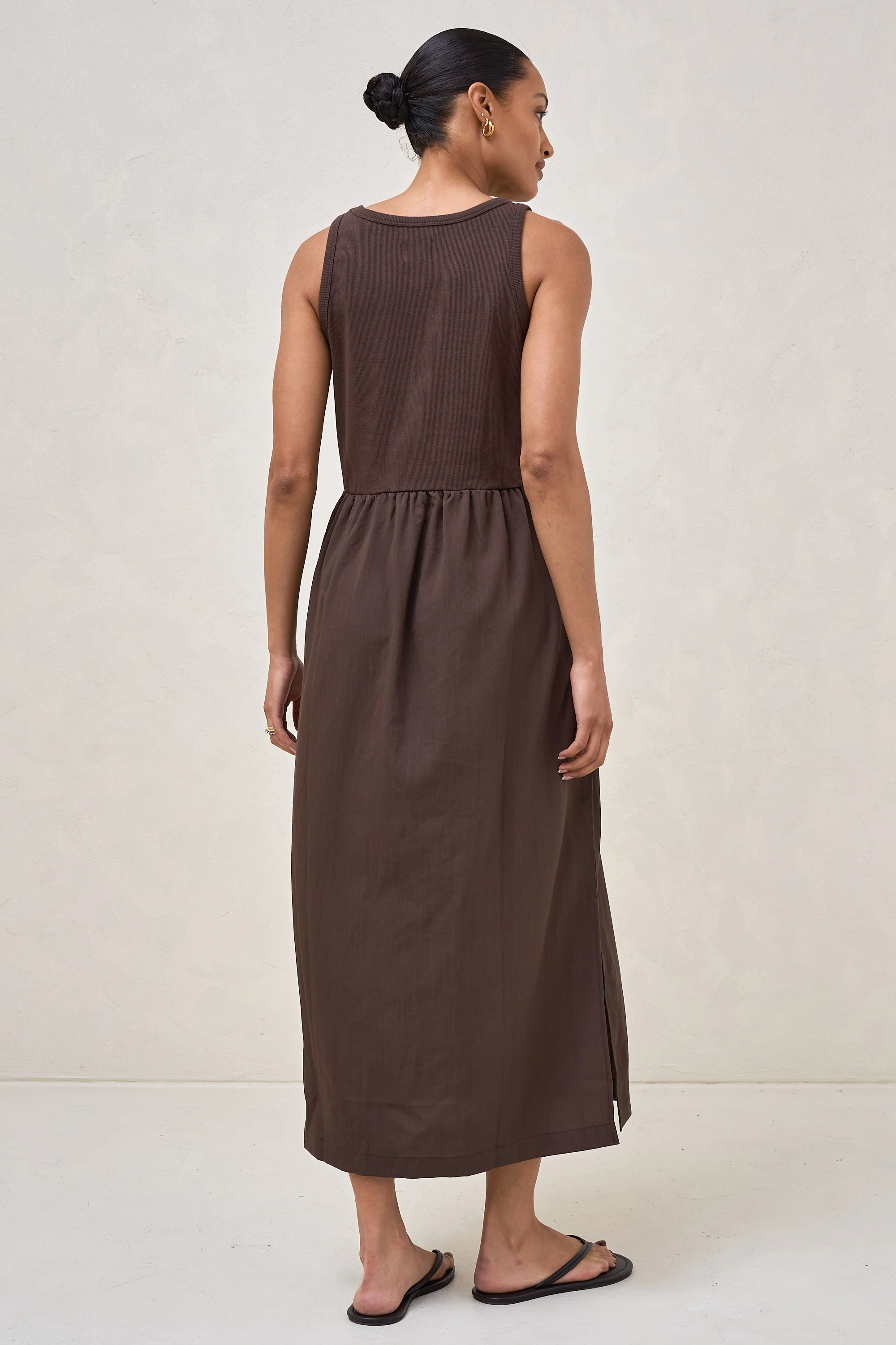 Serenade Midi Dress - Chocolate - Image 8