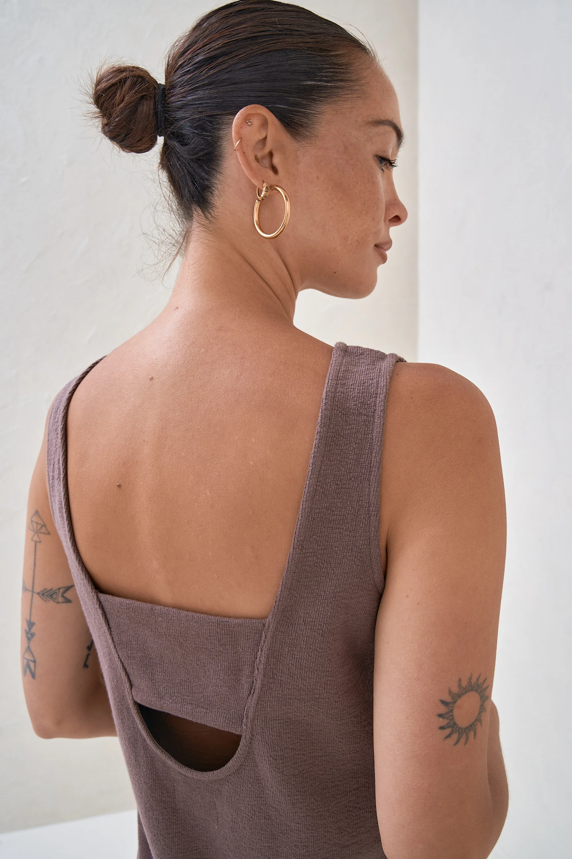 Kindred Mini Dress - Ash Brown - Image 5