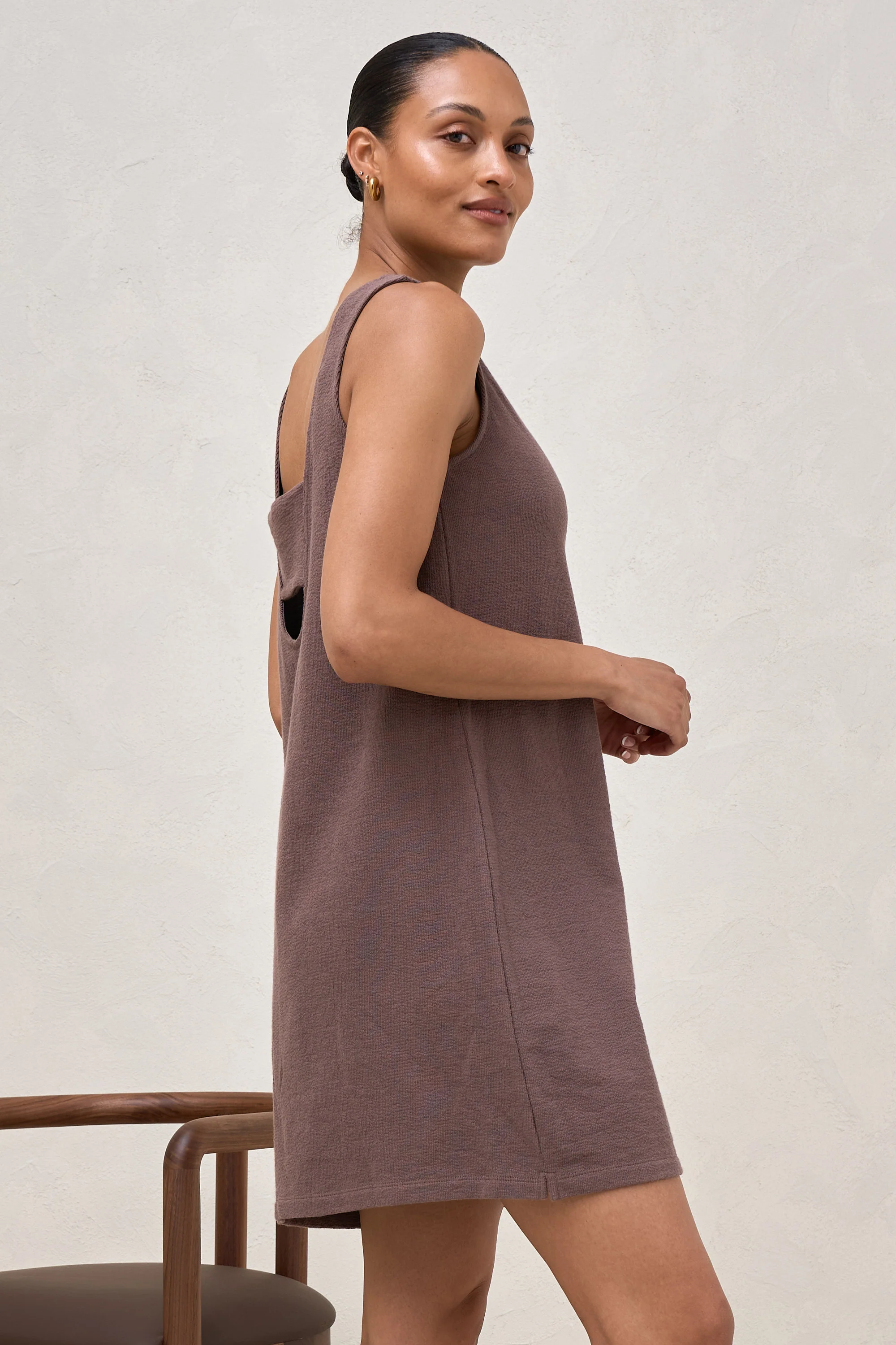 Kindred Mini Dress - Ash Brown - Image 6