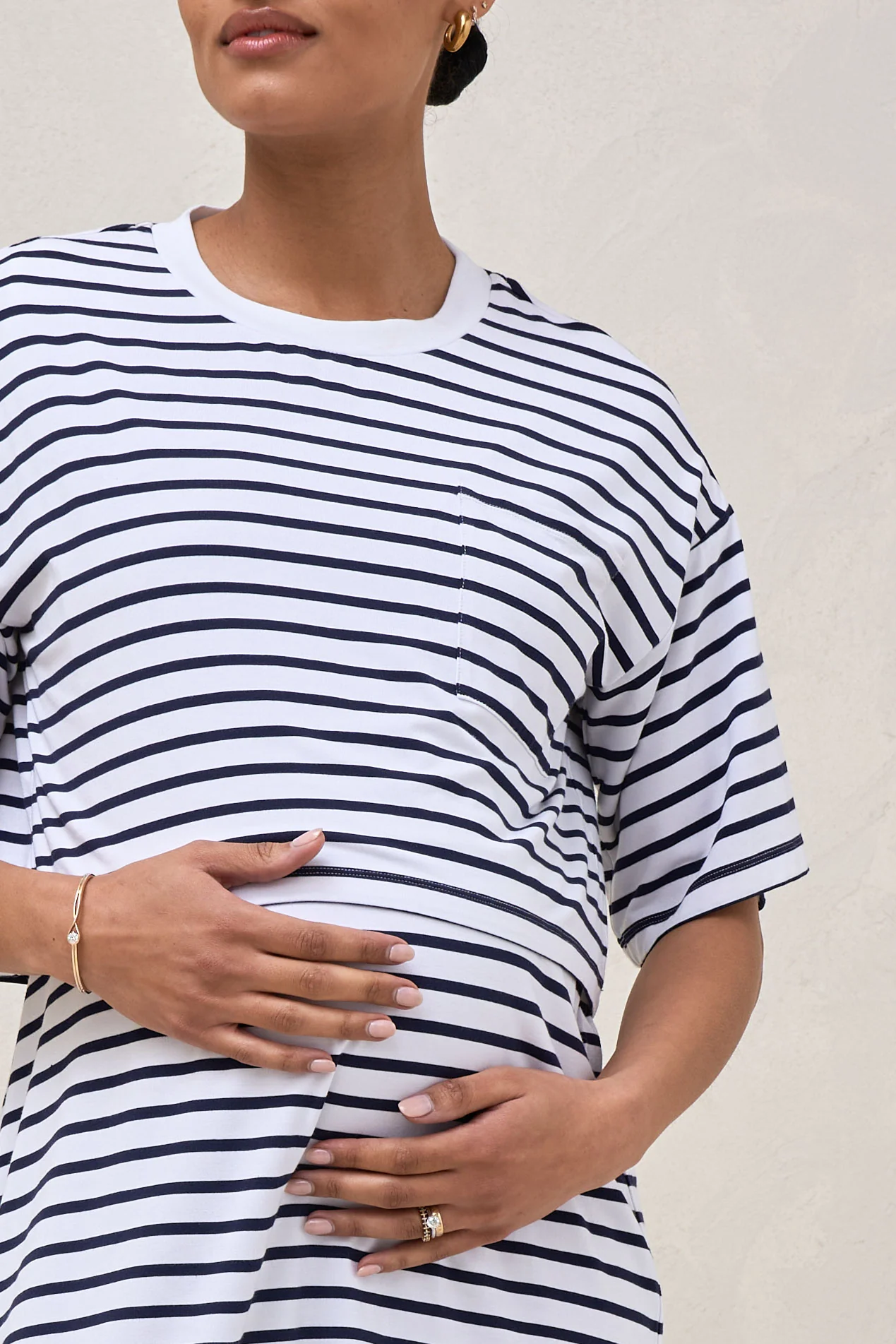 Night Life Nursing Tee Dress - Image 4
