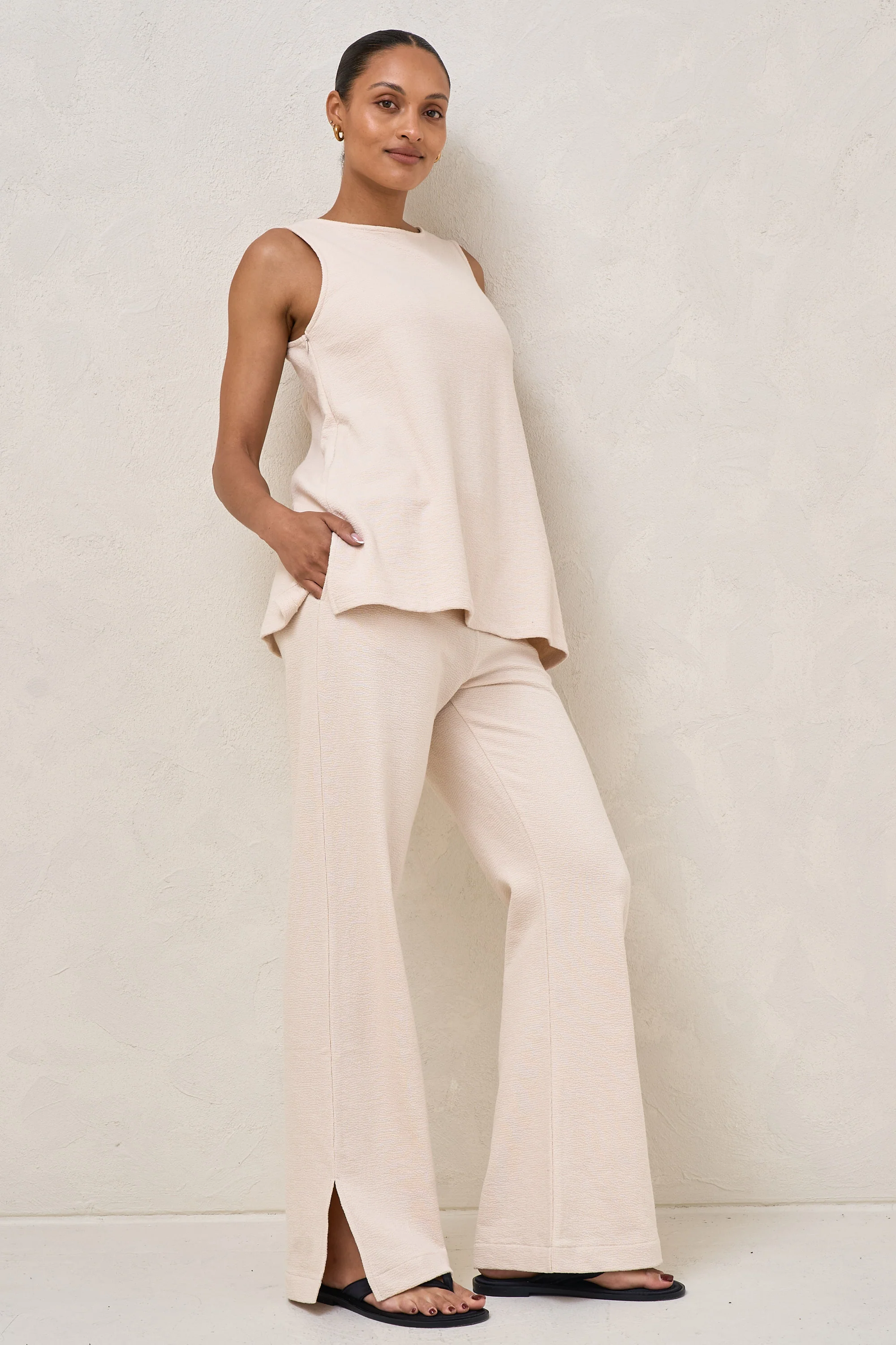 Kindred Split Pants - Almond - Image 6