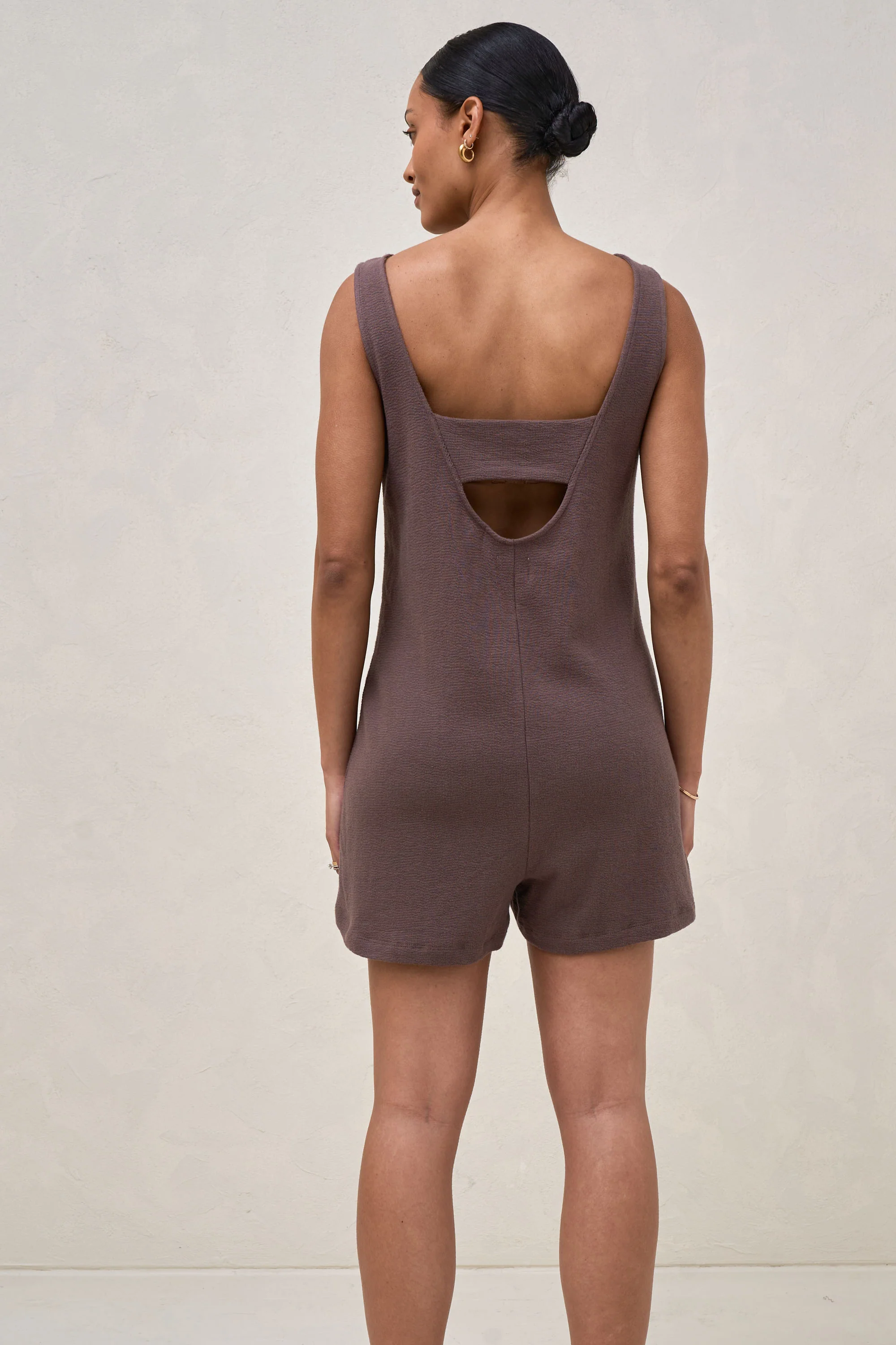 Kindred Nursing Playsuit - Ash Brown - Image 3