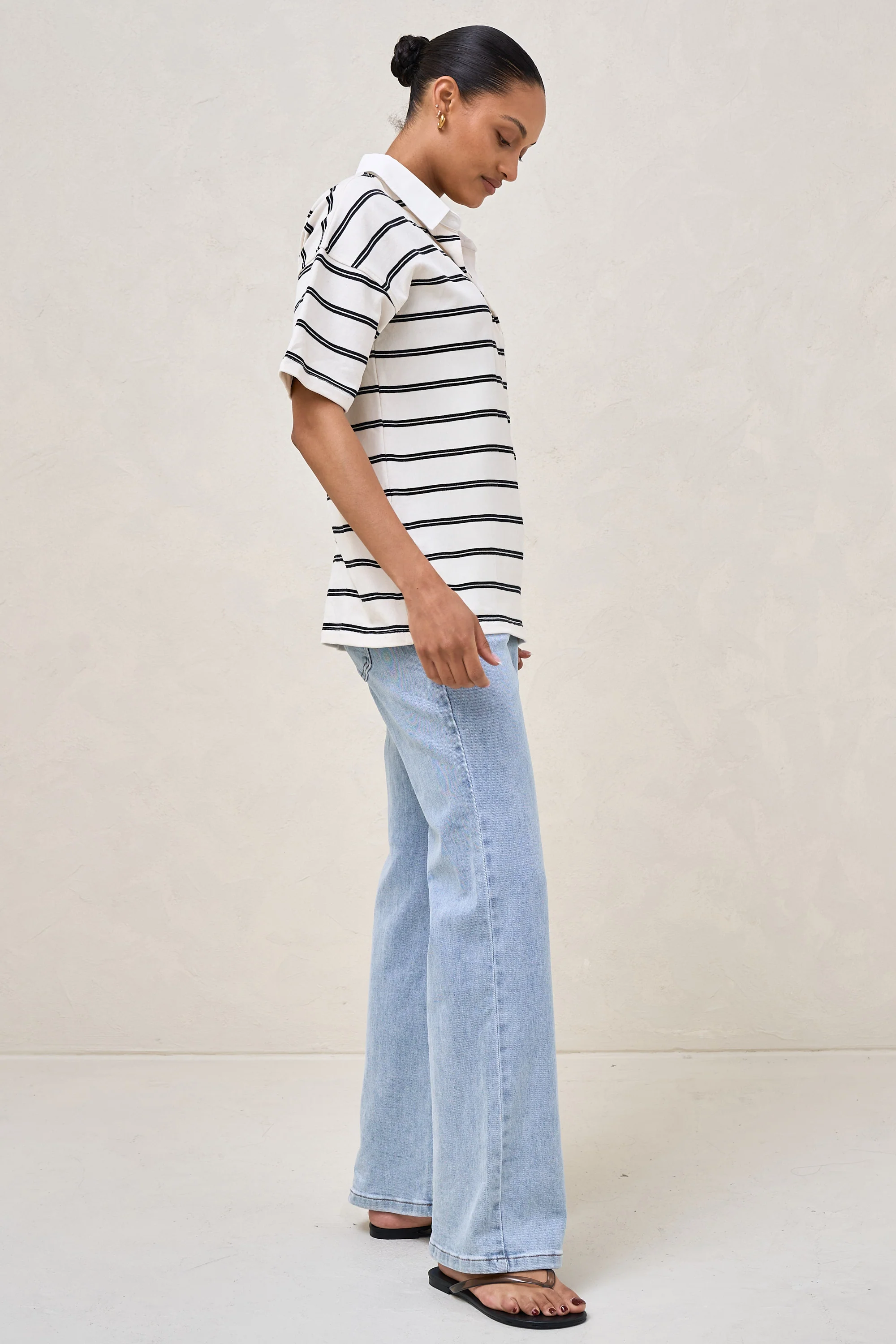 Game Plan Polo Tee - Stripe - Image 8