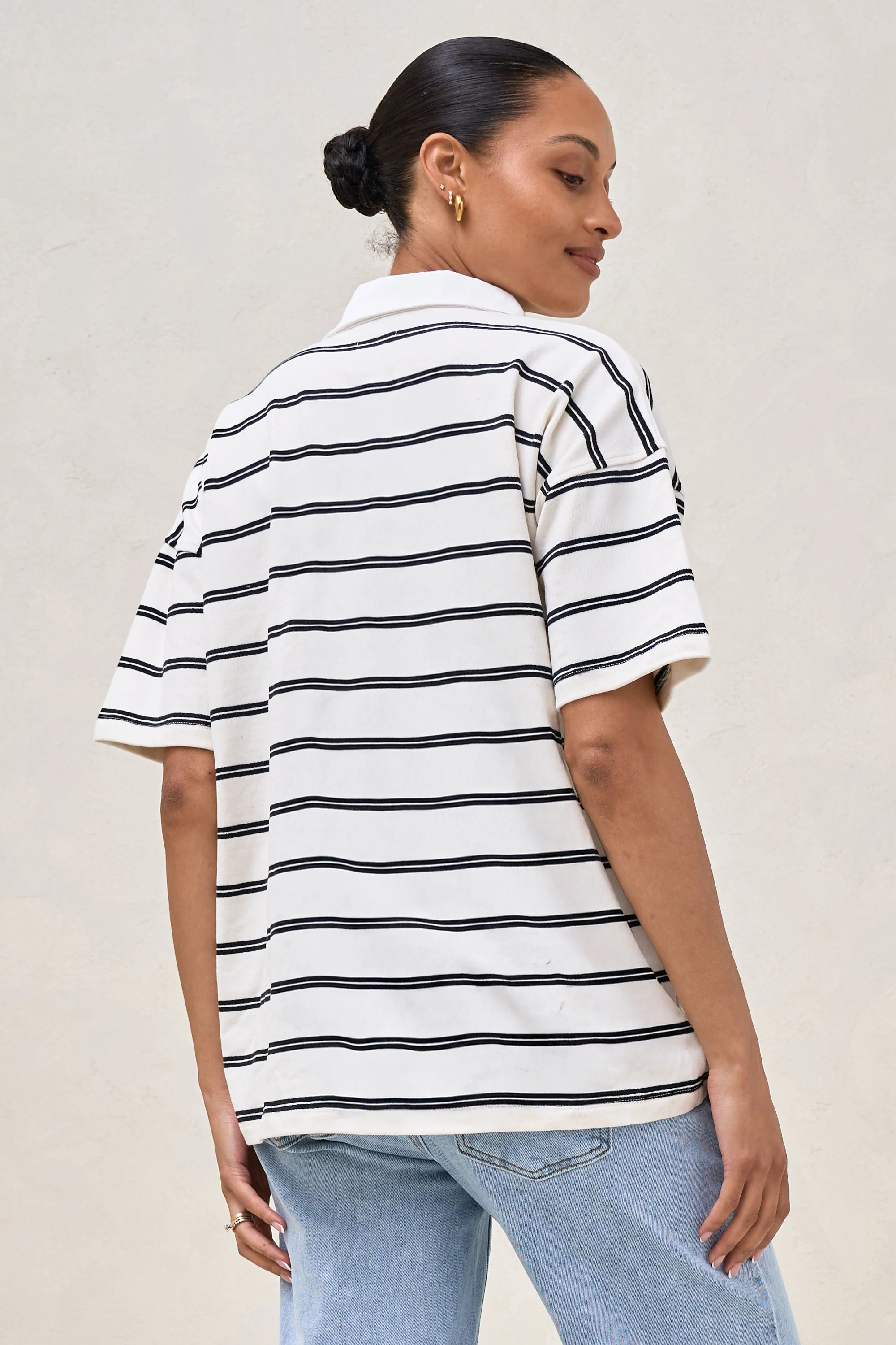 Game Plan Polo Tee - Stripe - Image 9