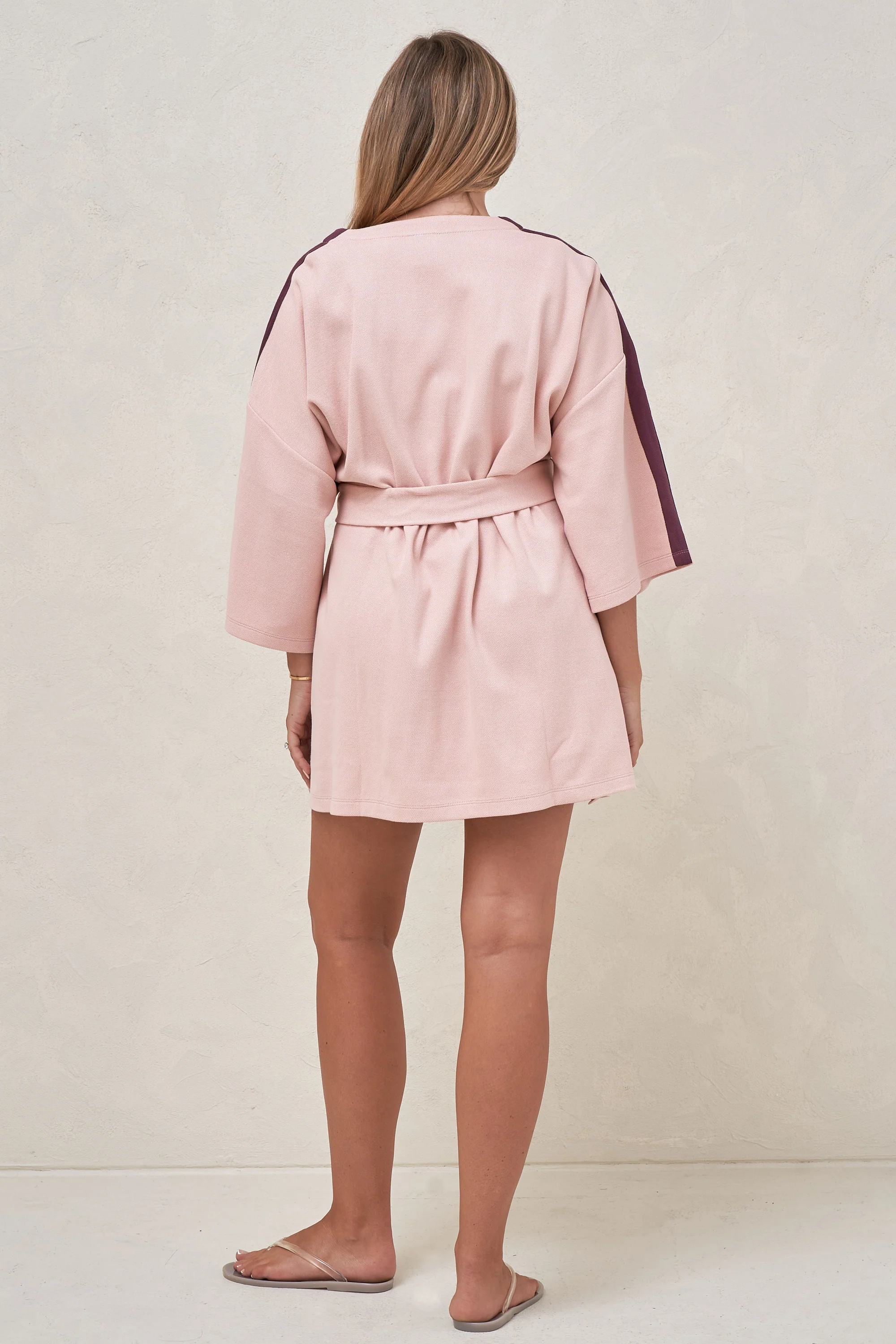 Rest Assured Robe - Pink/Burgundy - Image 3