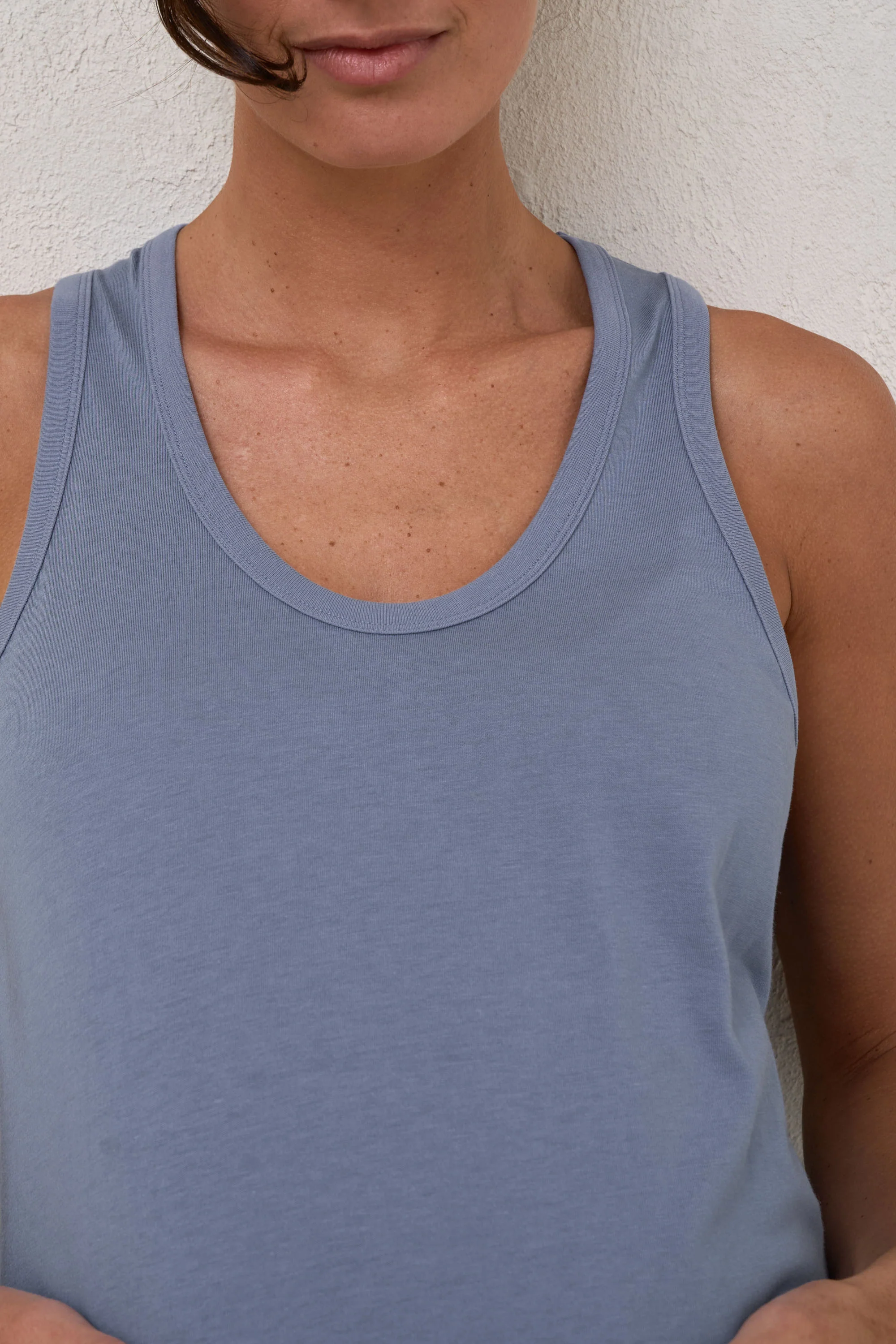 The Weekend Scoop Tank - Blue* - Image 4