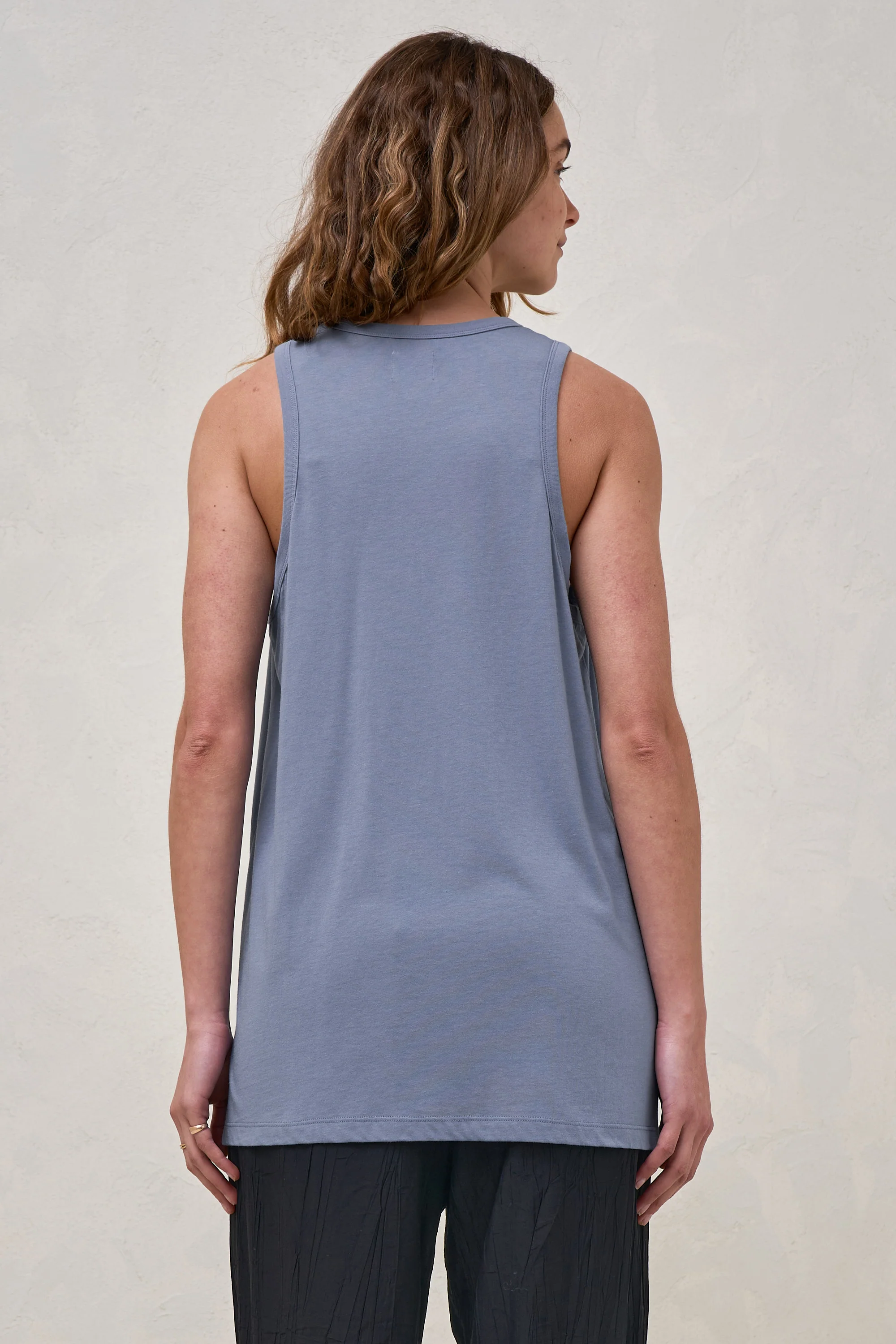 The Weekend Scoop Tank - Blue* - Image 6