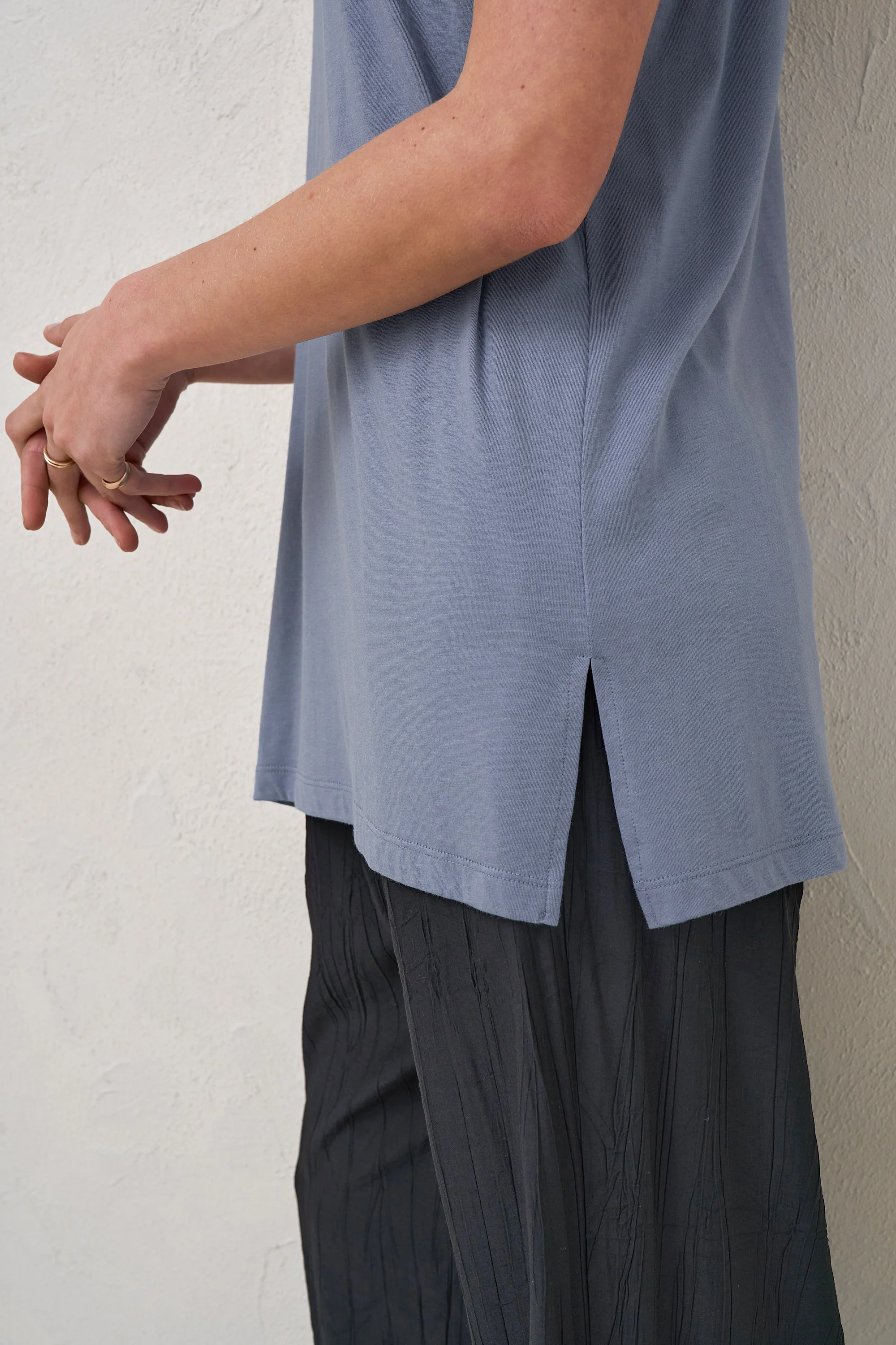 The Weekend Scoop Tank - Blue* - Image 7