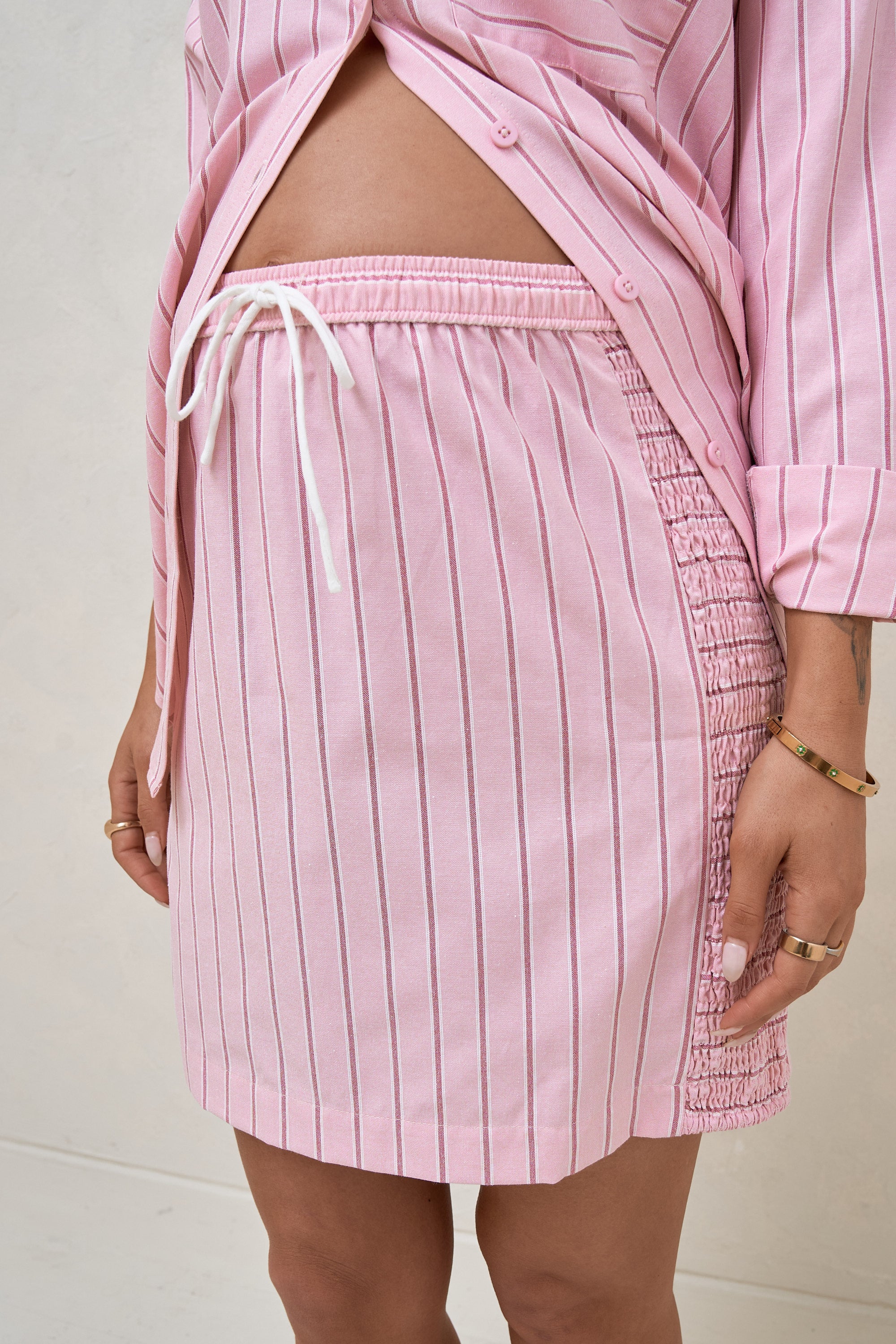 Stripe Theory Mini Skirt -Pink Stripe* - Image 5