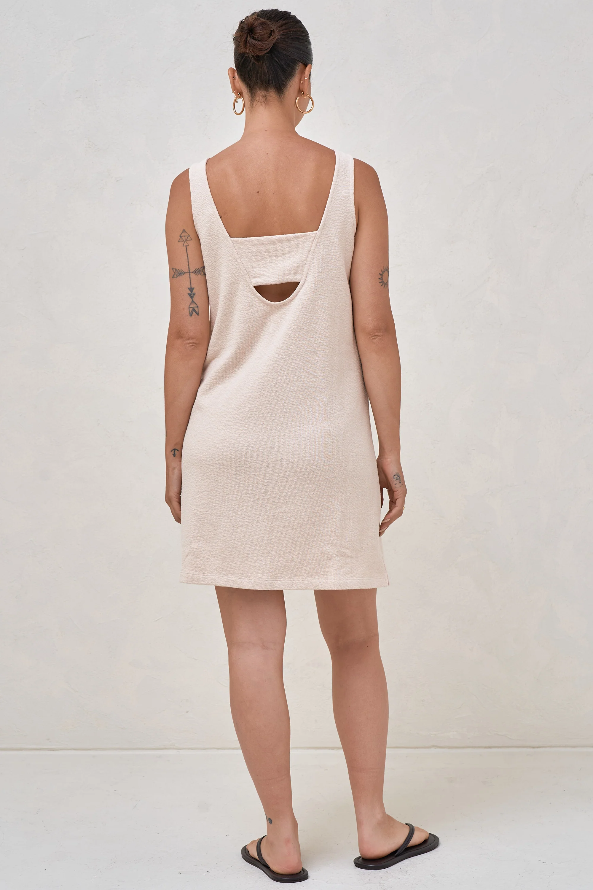 Kindred Mini Dress - Almond - Image 3