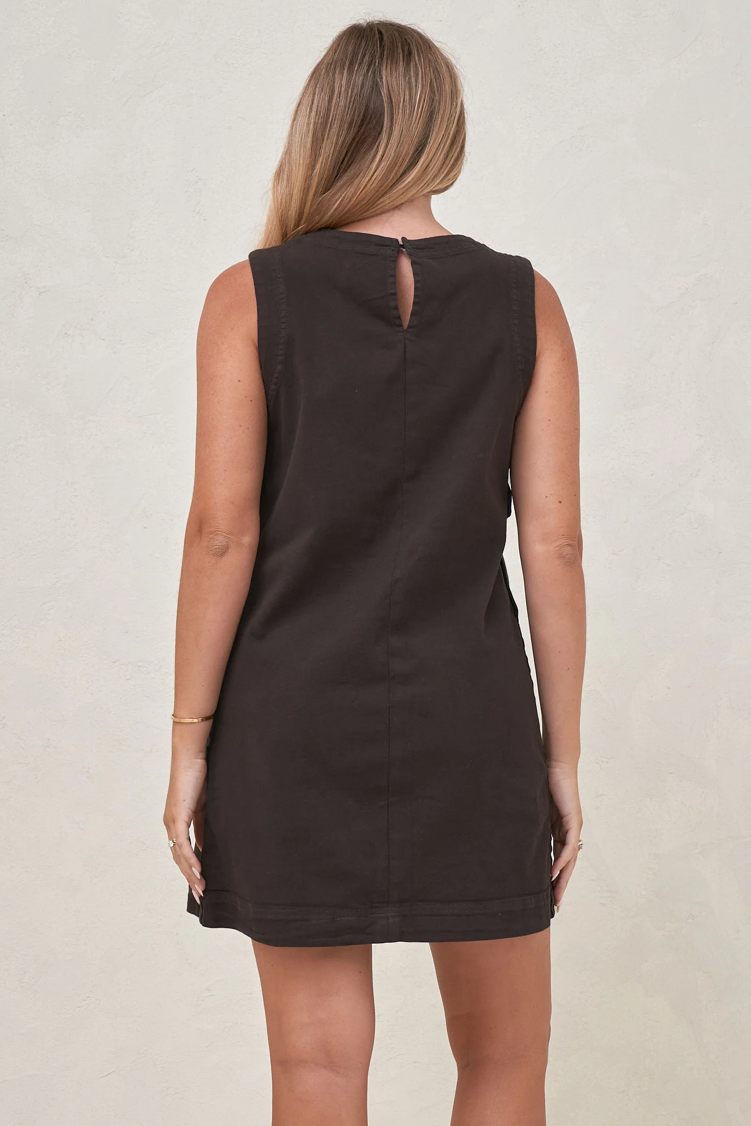 Short Story Dress - Chocolate - Image 3