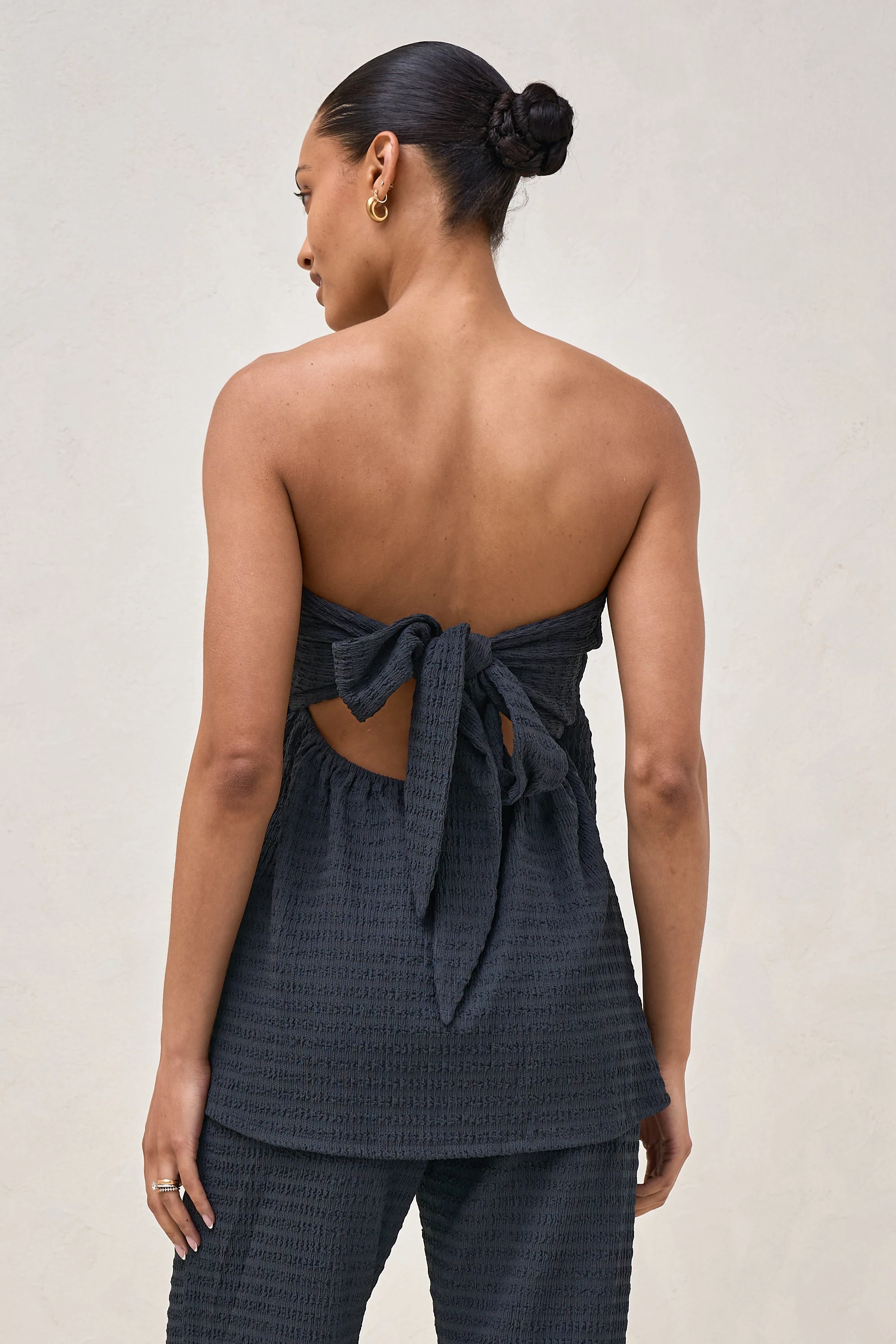 Mood  Shift Strapless Top - Slate - Image 8