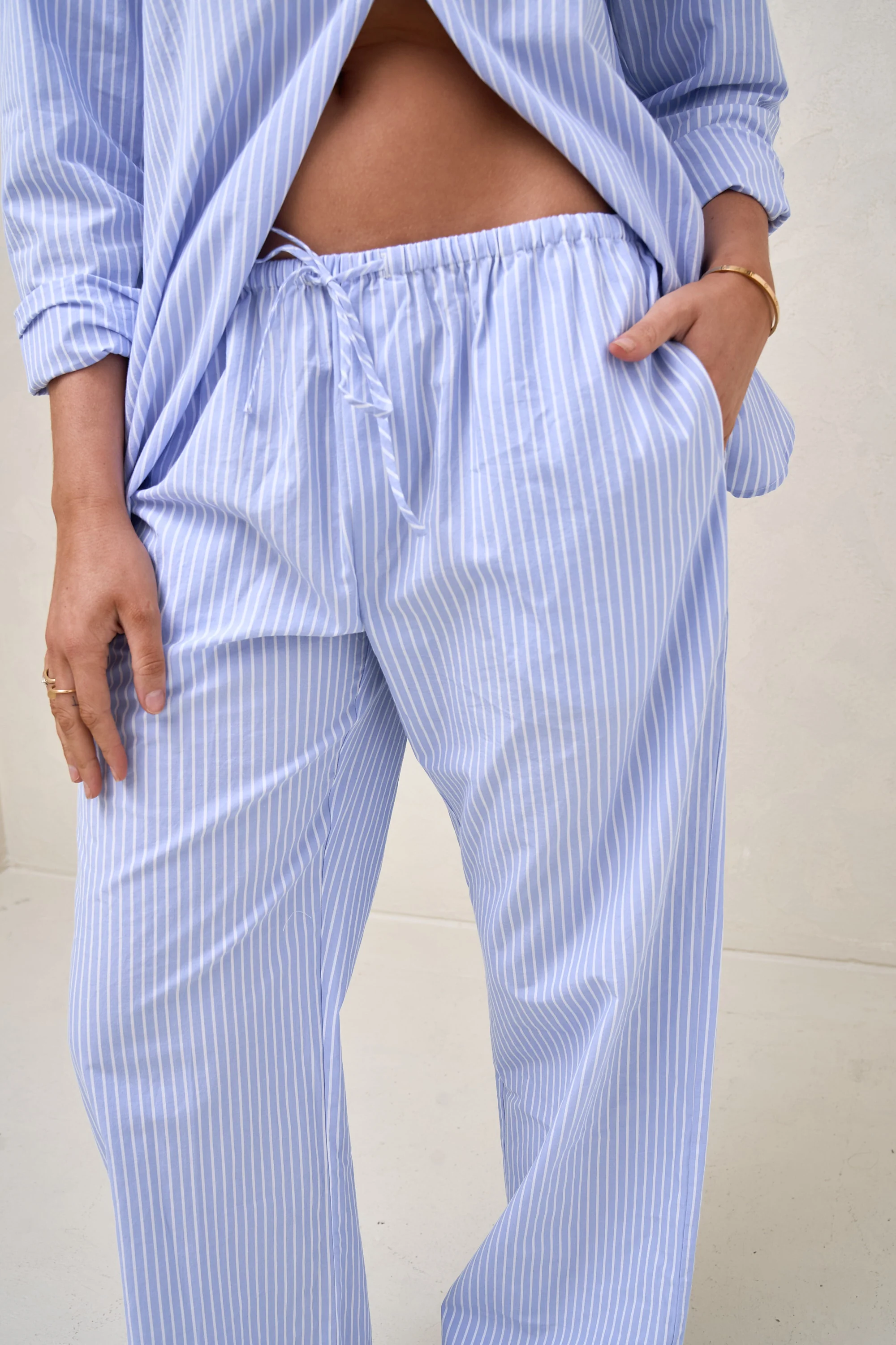 Plot Twist Woven Pant - Blue/White Stripe* - Image 10