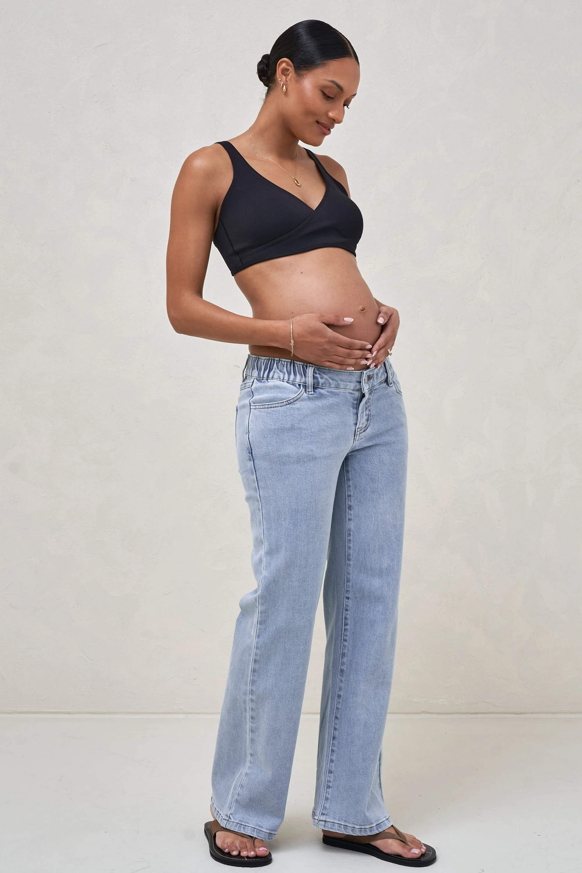 Day By Day Wide Leg Jeans - Pacific Blue - Image 2