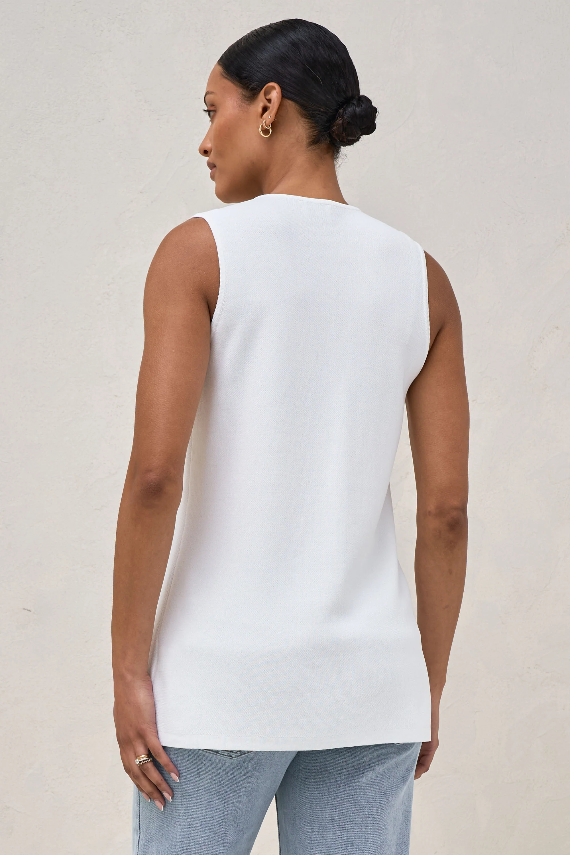 Sunday Best Button Vest - Ivory* - Image 3