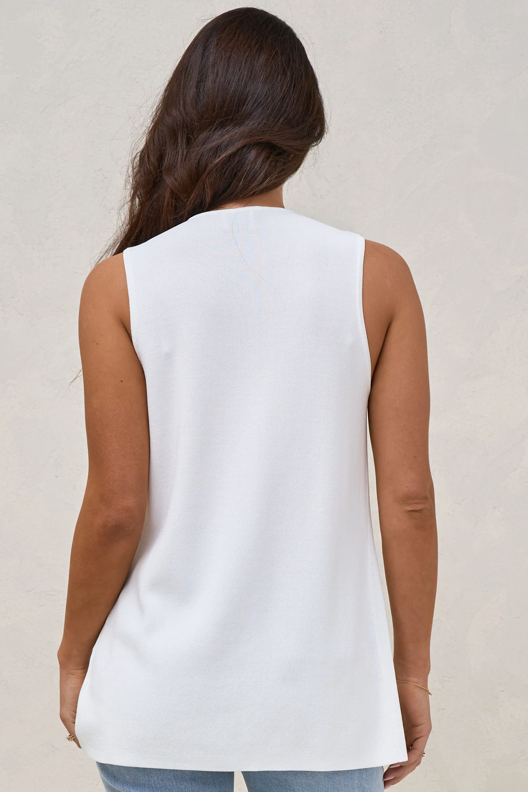 Sunday Best Button Vest - Ivory* - Image 8