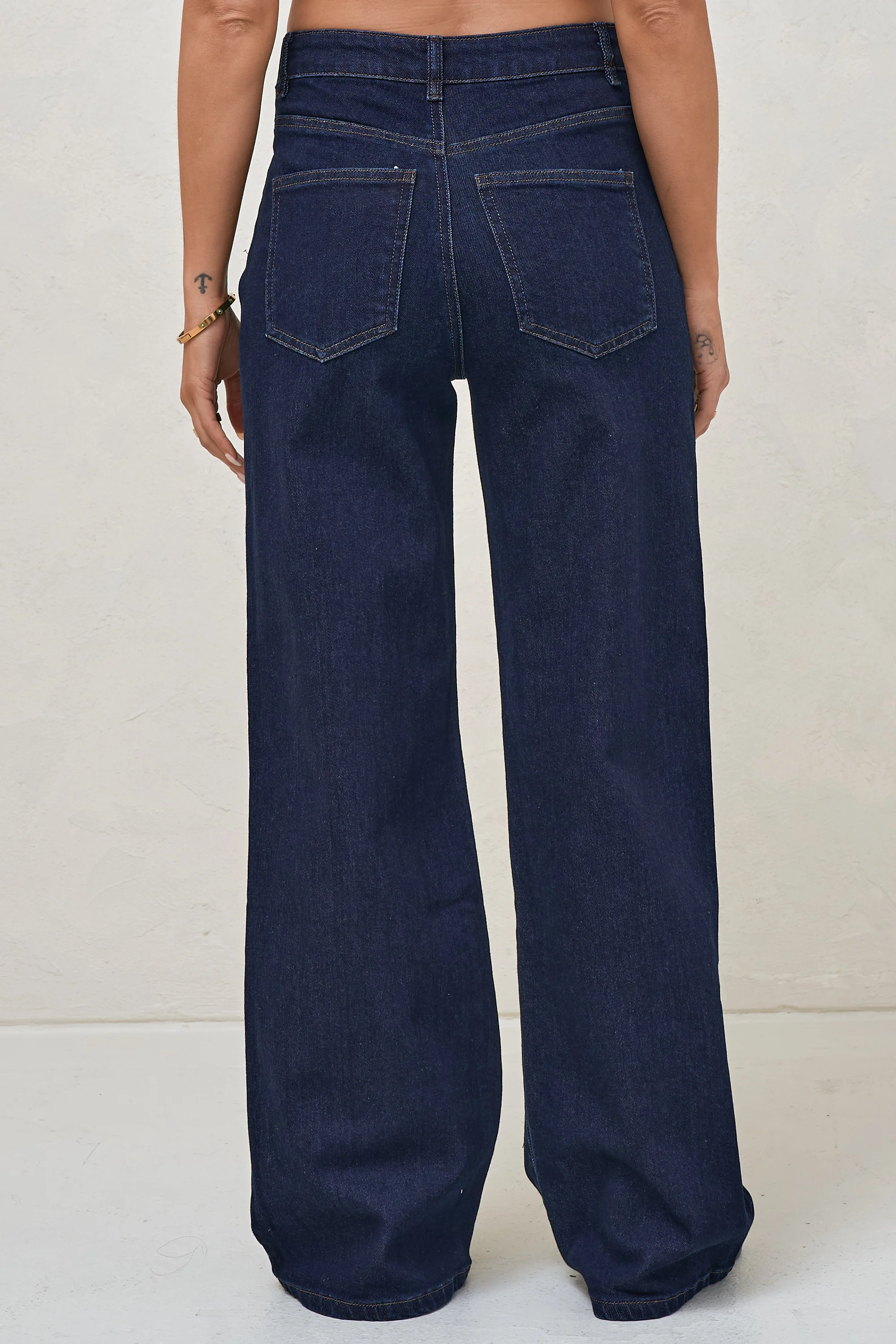 All Hours Wide Leg Jean - Indigo - Image 3