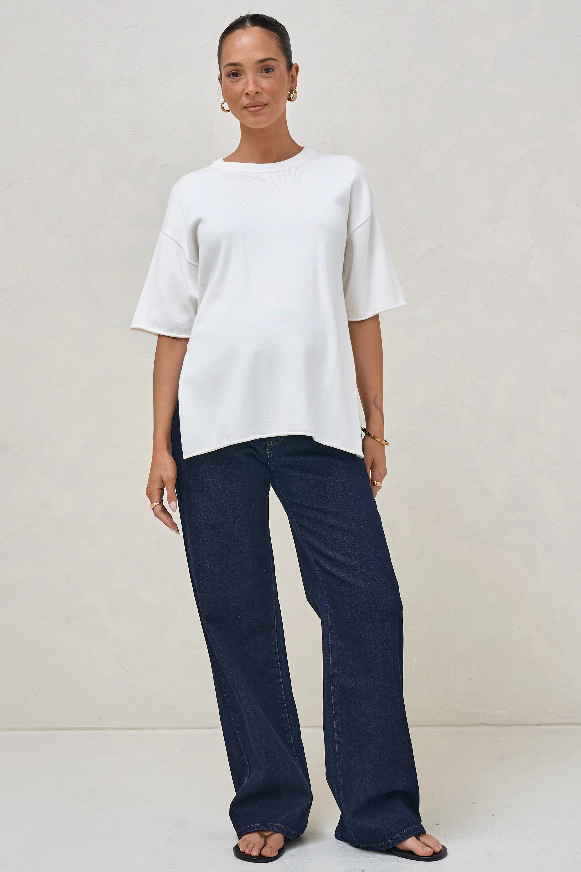 All Hours Wide Leg Jean - Indigo - Image 5