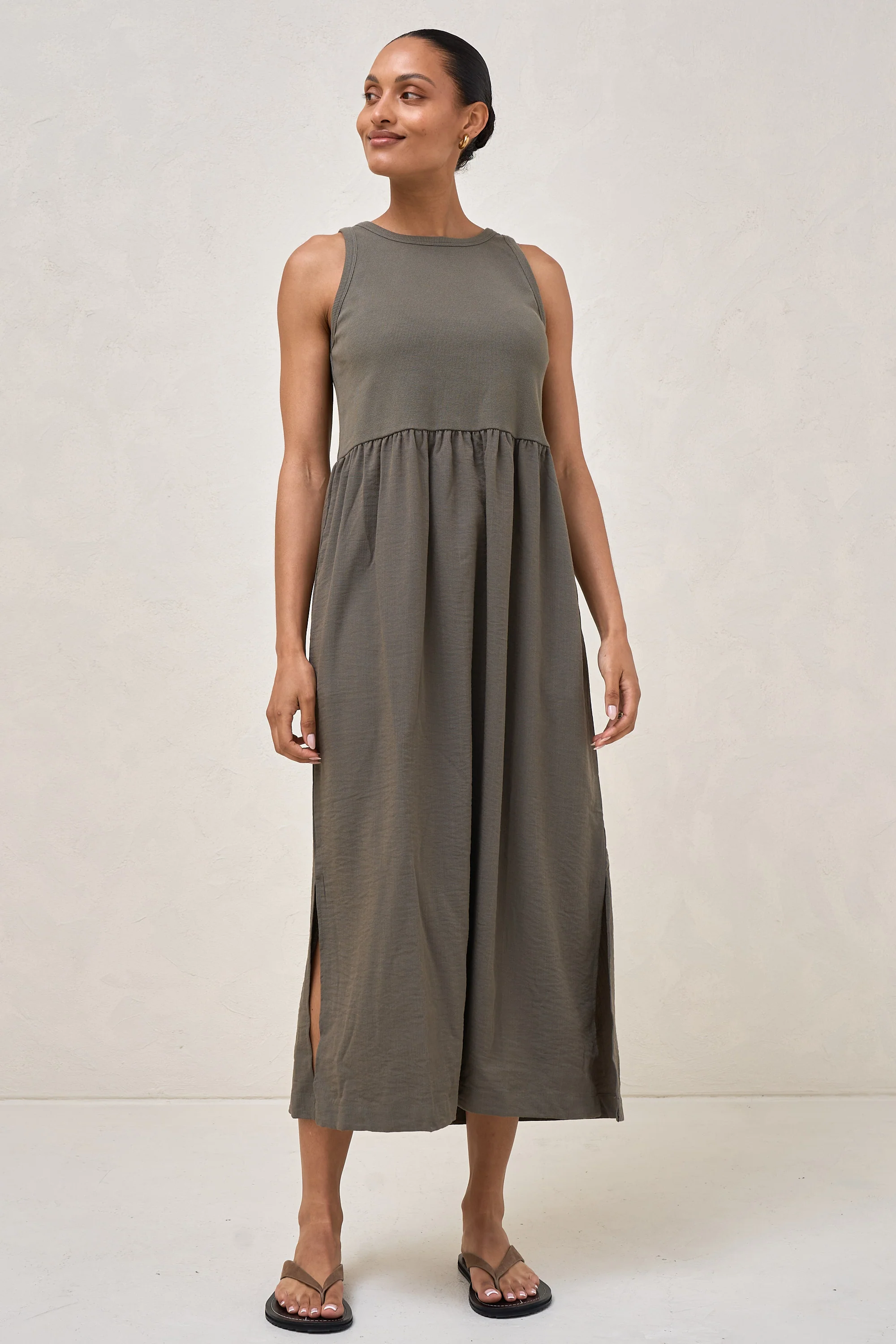 Serenade Midi Dress - Pine - Image 10