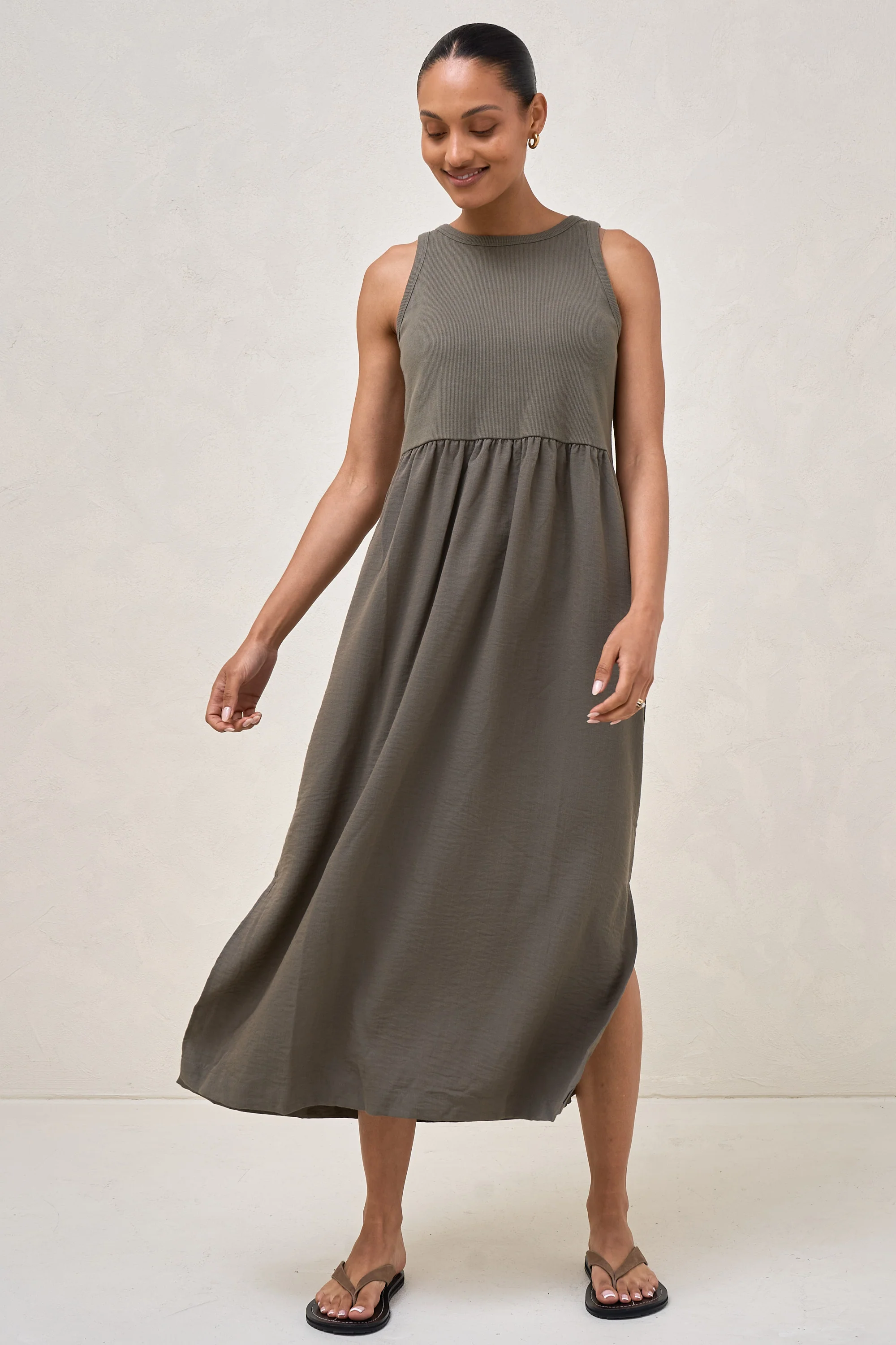 Serenade Midi Dress - Pine - Image 6