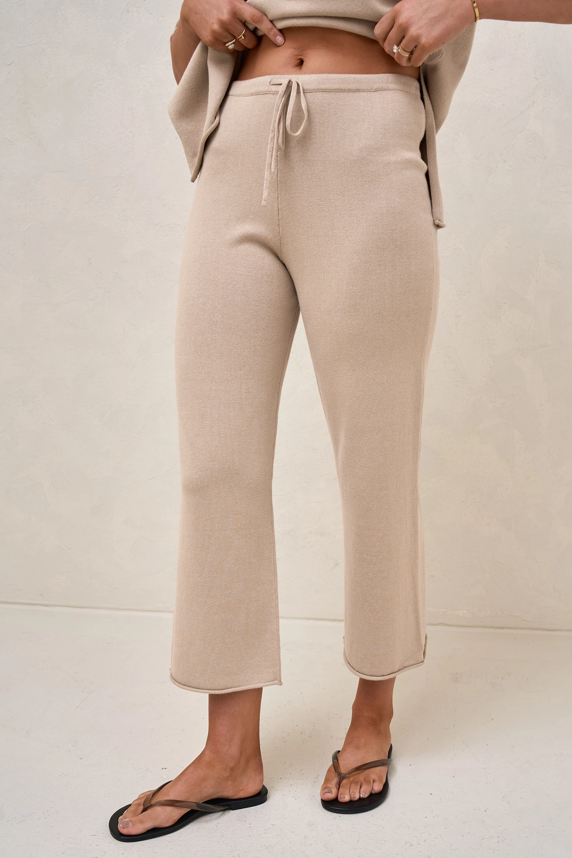Cloud Nine Lounge Pant - Oatmeal - Image 10