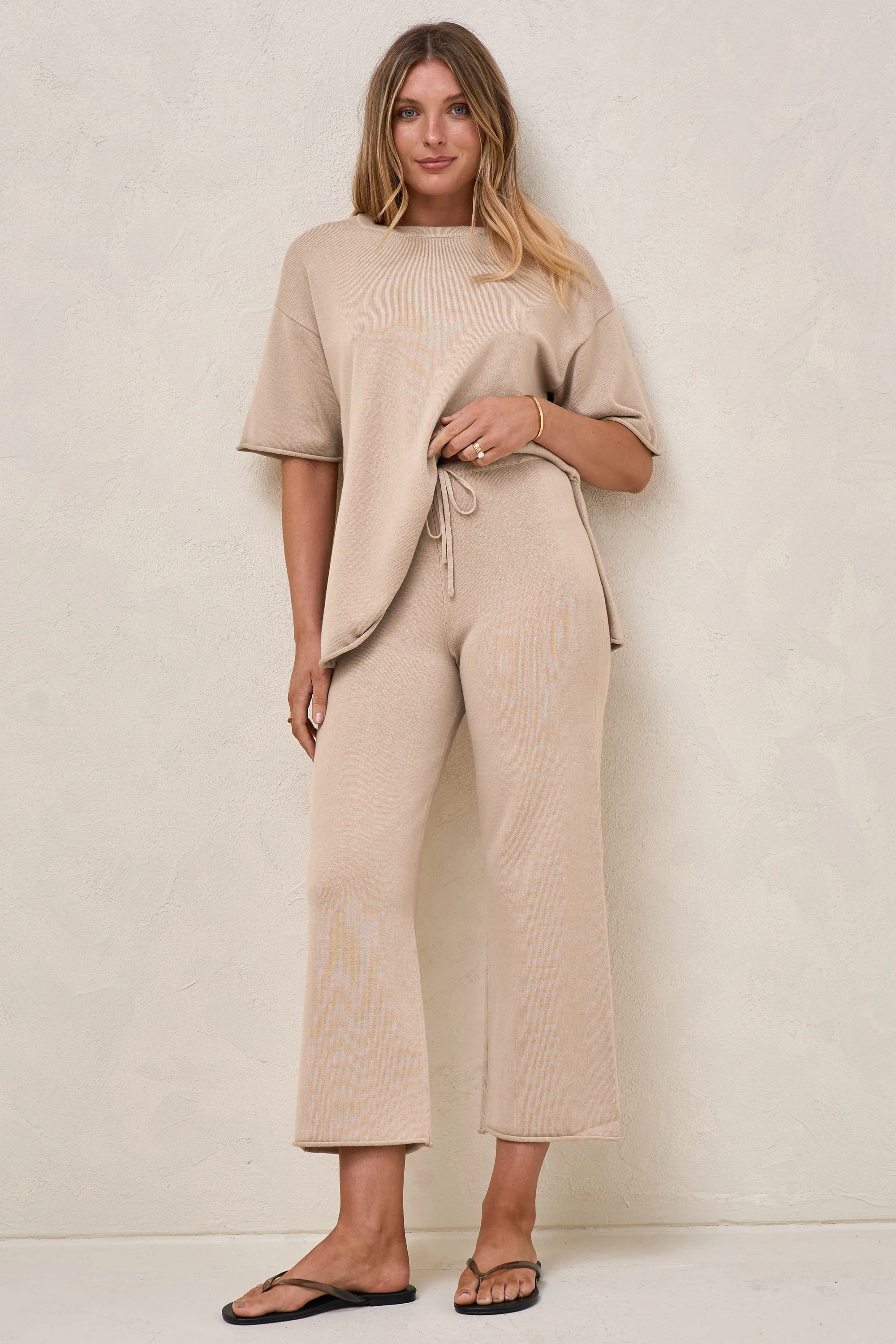 Cloud Nine Lounge Pant - Oatmeal - Image 6