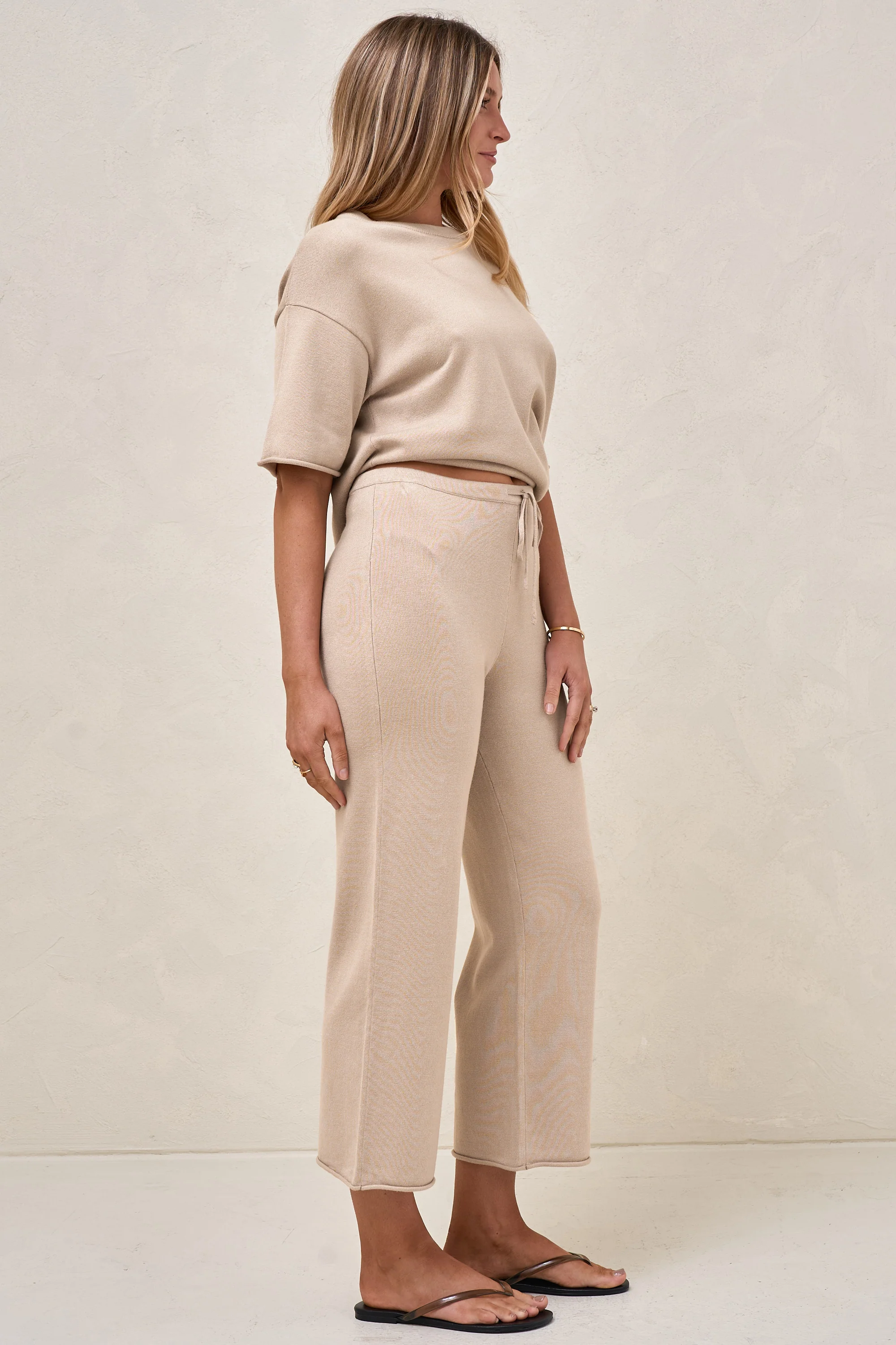 Cloud Nine Lounge Pant - Oatmeal - Image 7