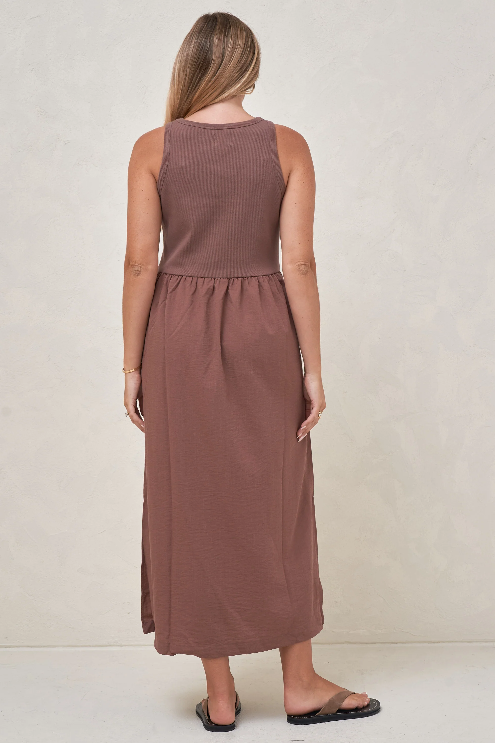 Serenade Midi Dress - Aubergine - Image 3