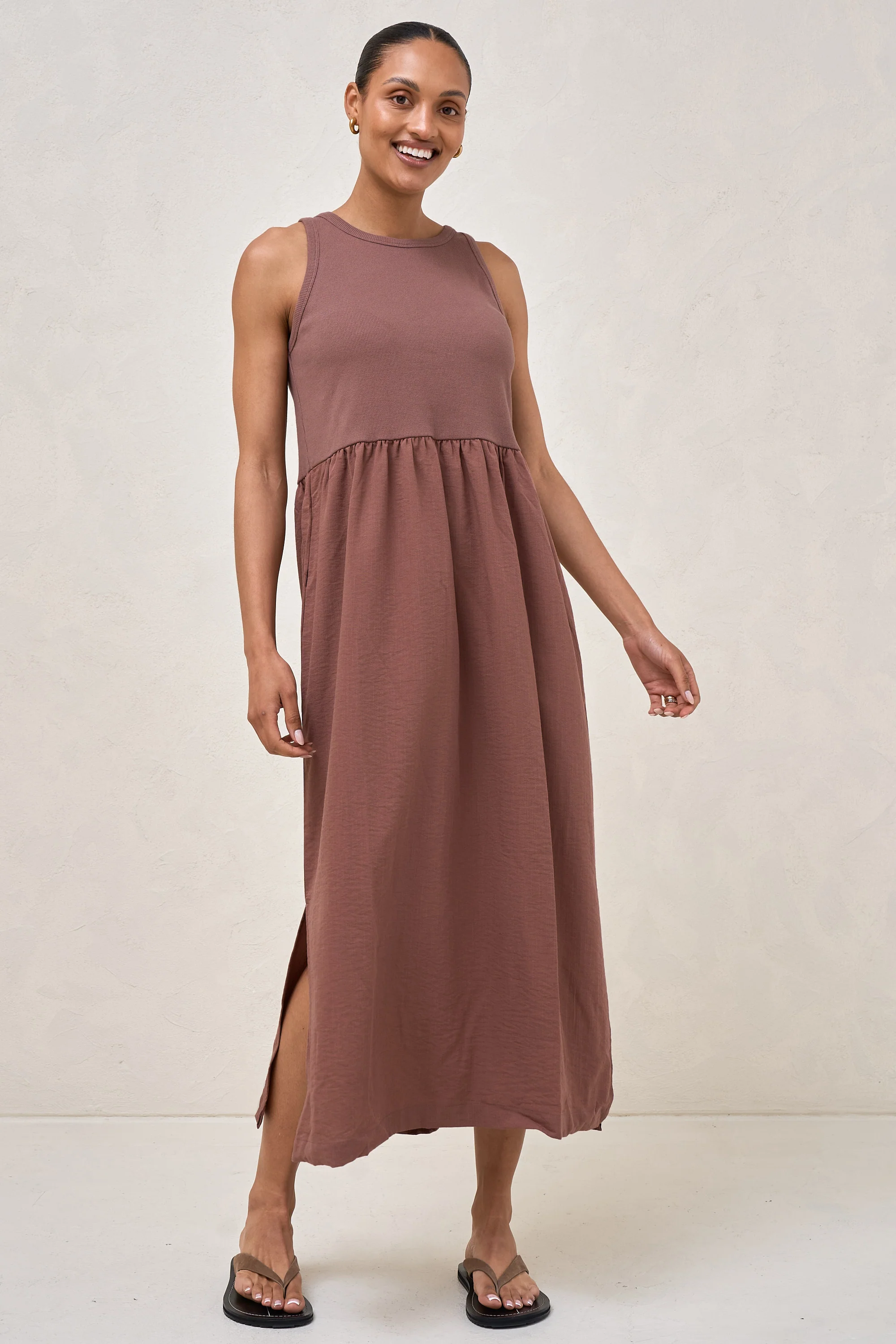 Serenade Midi Dress - Aubergine - Image 6