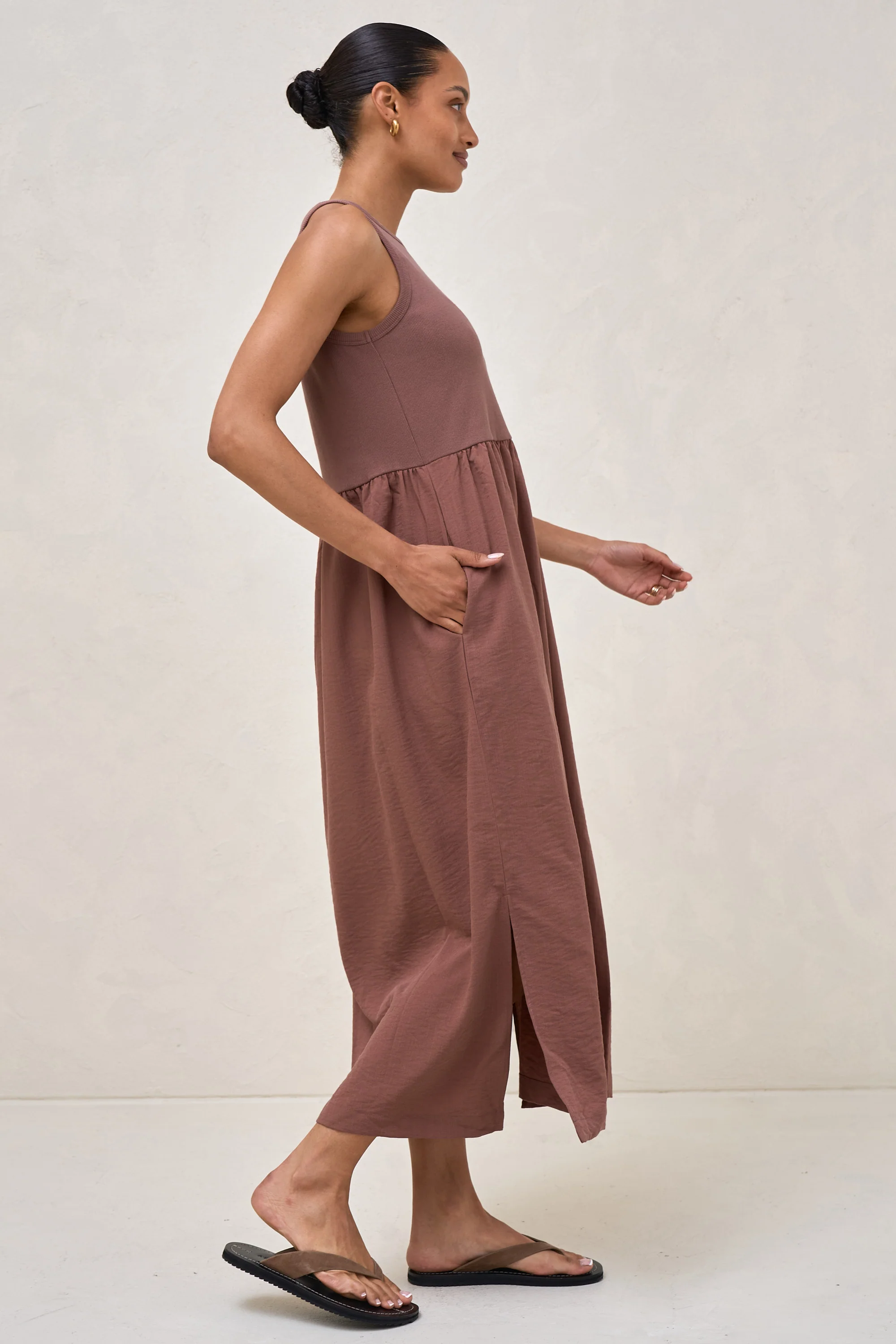 Serenade Midi Dress - Aubergine - Image 7