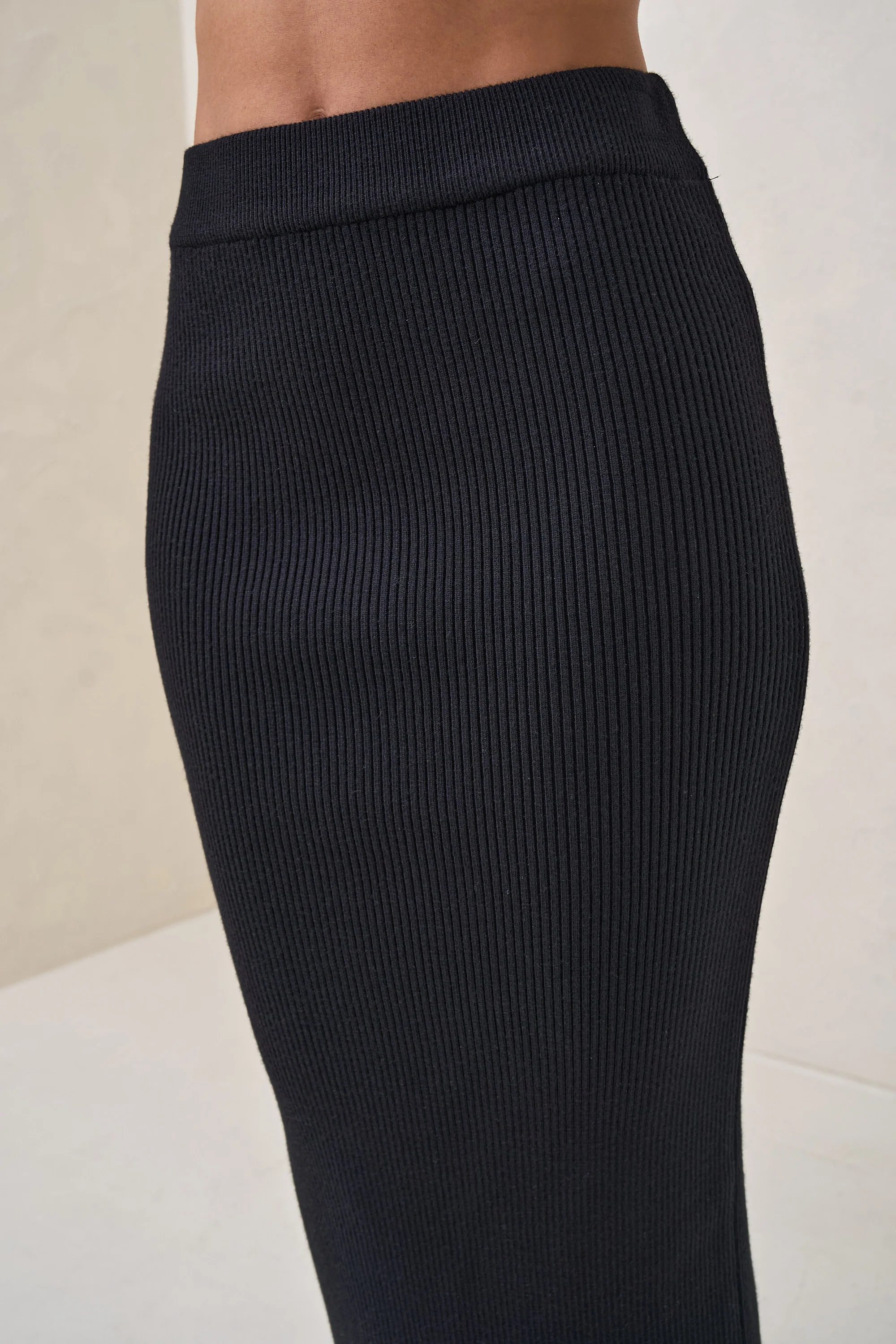 Serendipity Rib Skirt - Black - Image 9