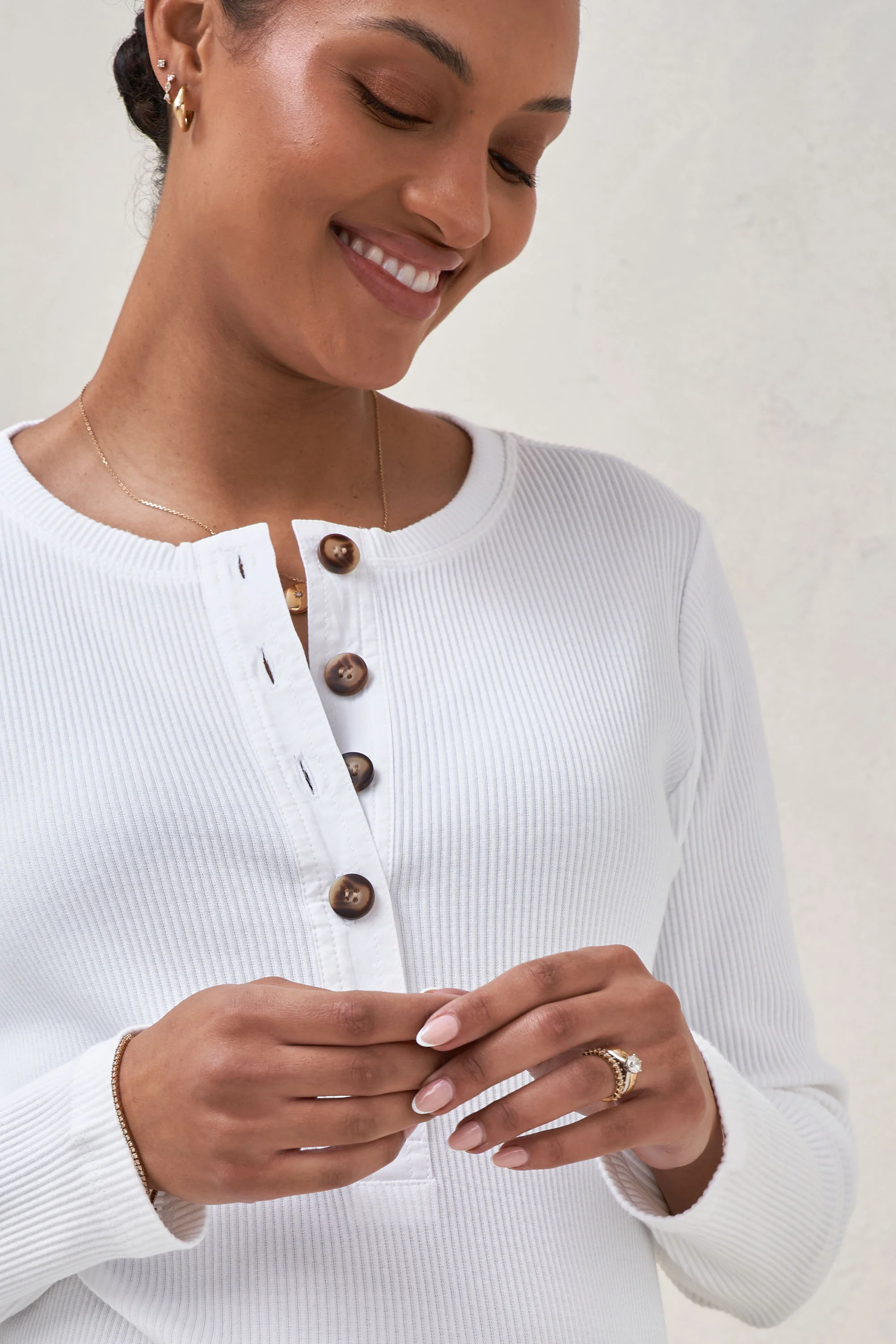On My Mind Henley - Ivory* - Image 4