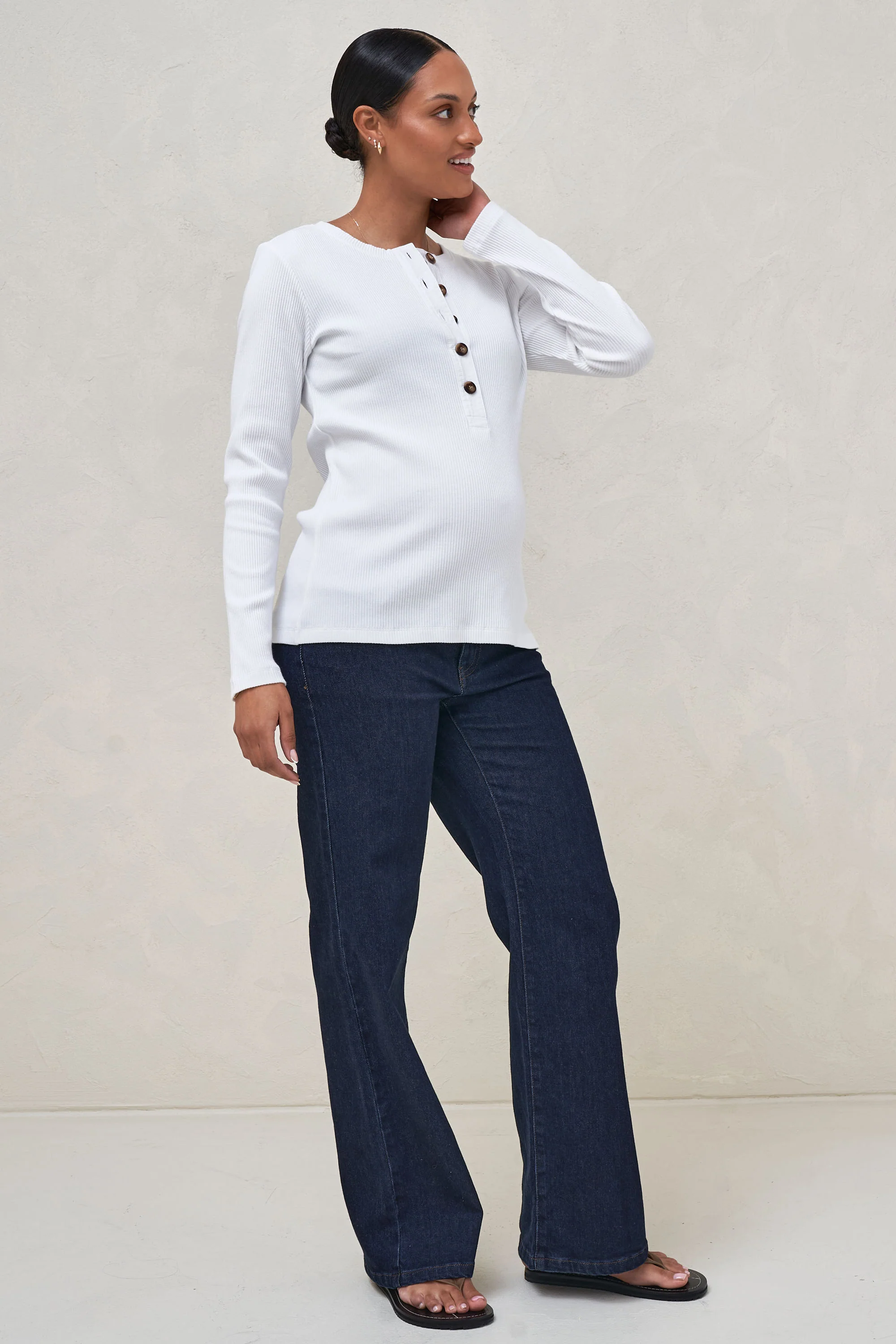 On My Mind Henley - Ivory* - Image 5