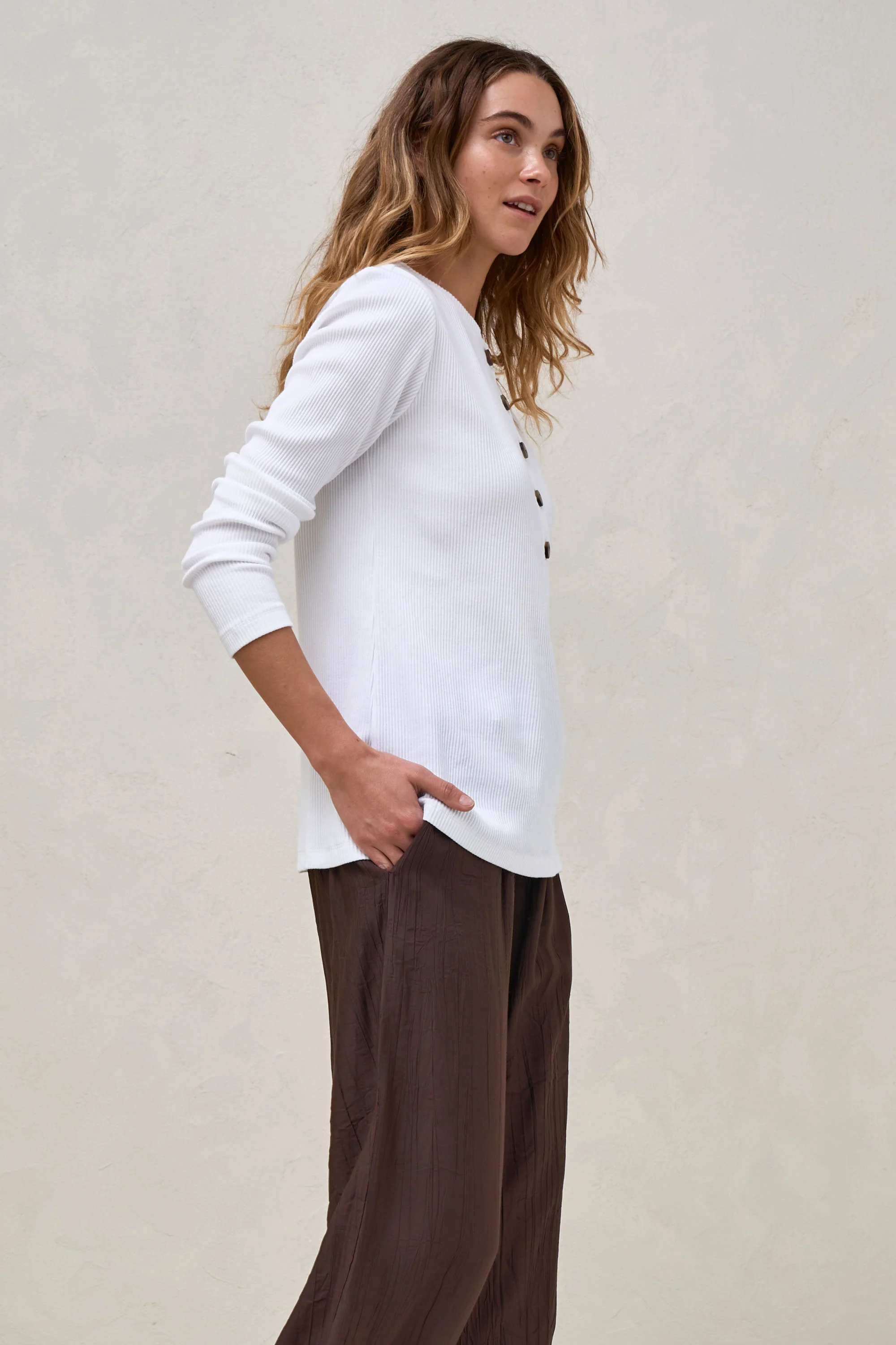On My Mind Henley - Ivory* - Image 7