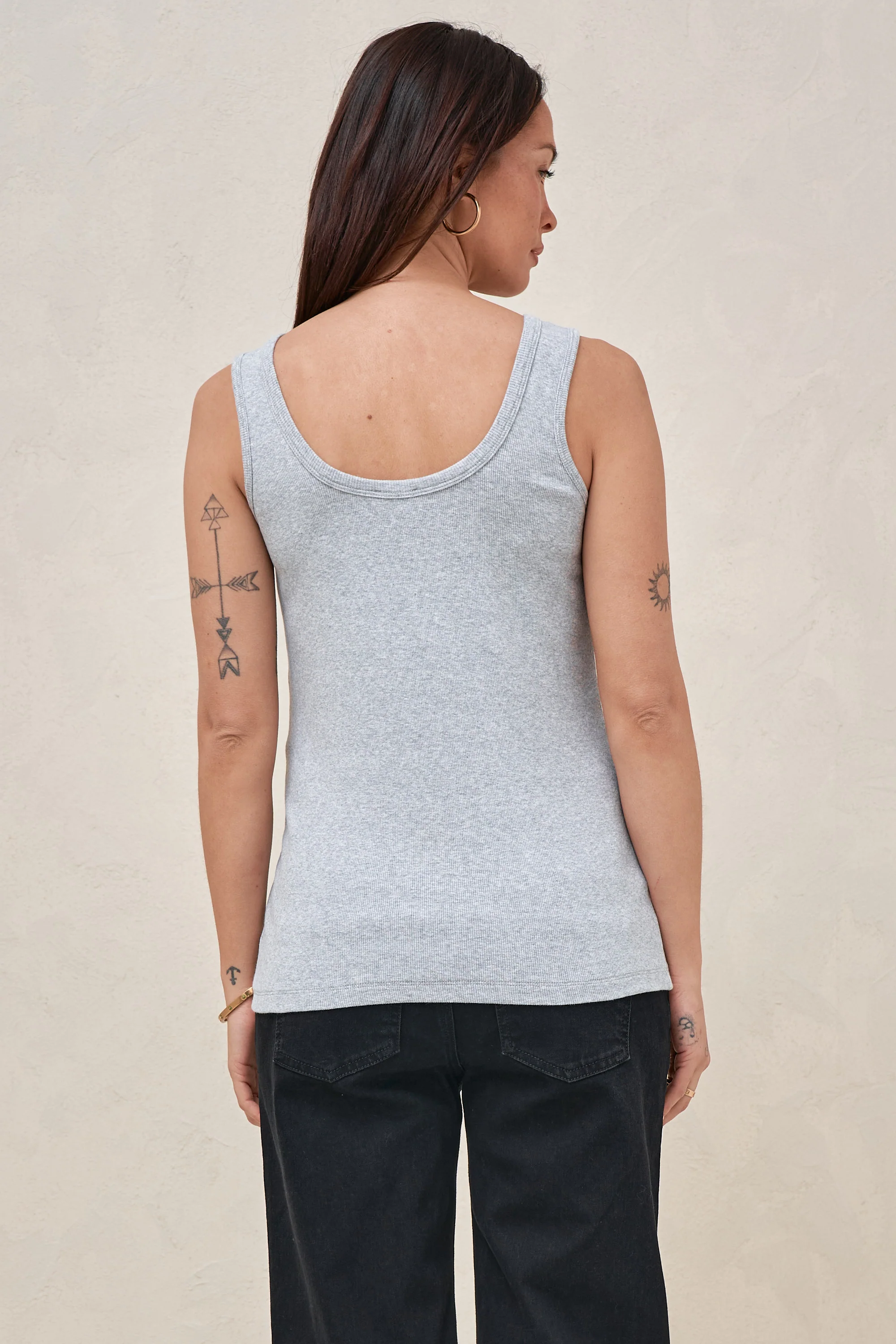 The Happening Nursing Tank - Grey Marle - Image 4