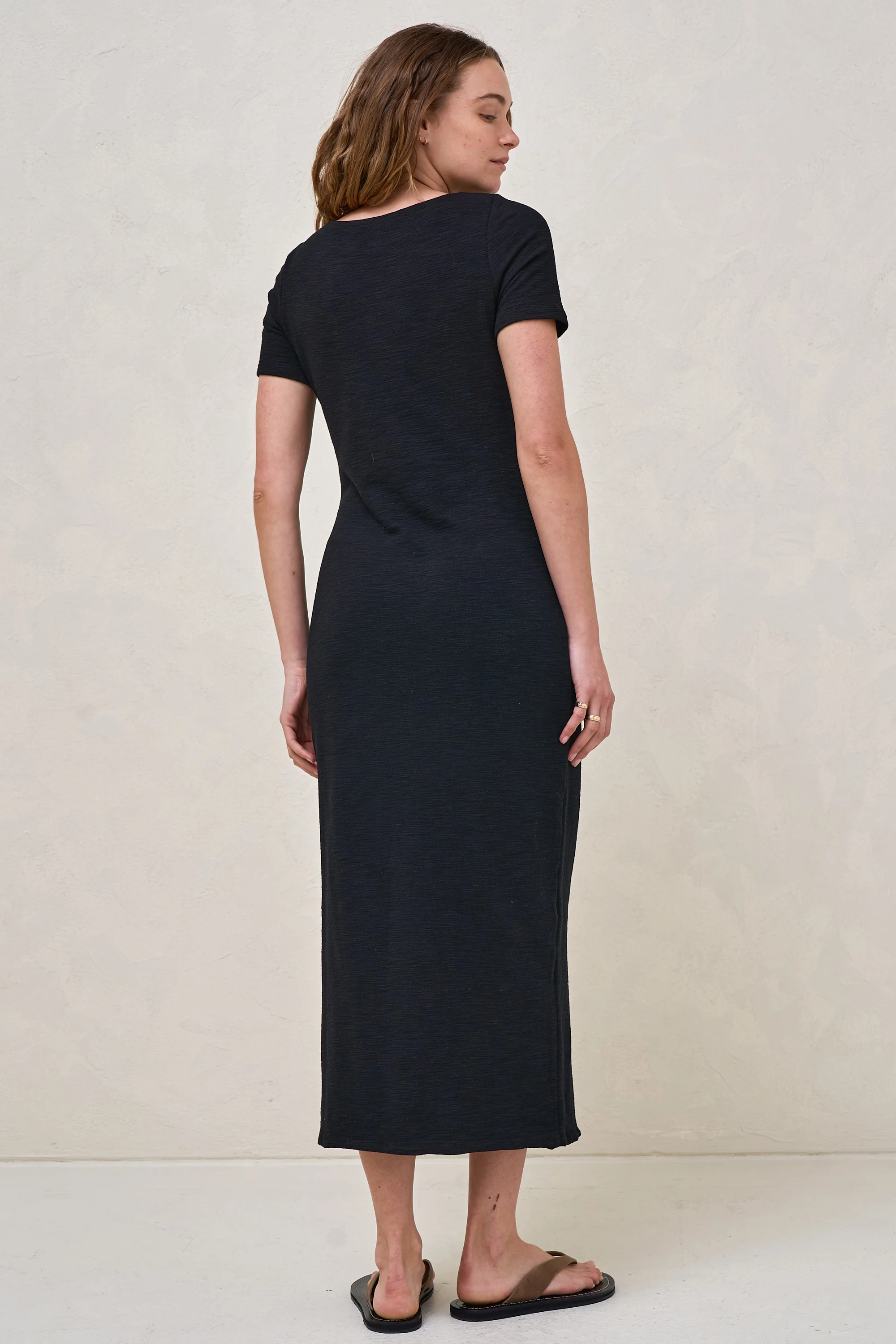 Epitome Short Sleeve Dress - Black - Image 8