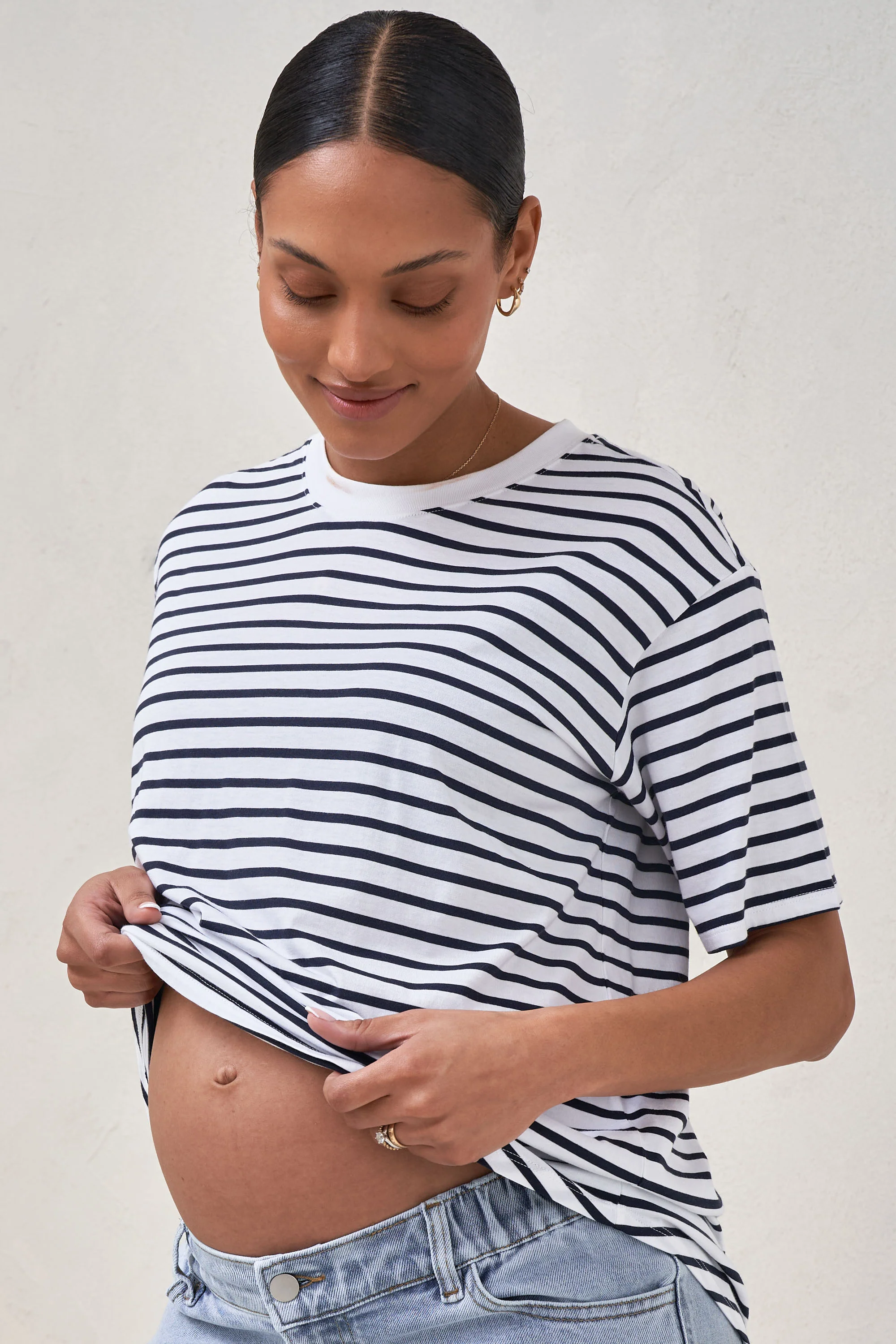 Into It Crew Tee -Stripe - Image 4